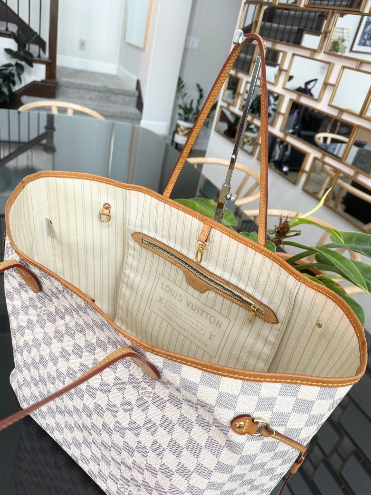Neverfull GM Azur with Insert Organizer 📅 Year: 2014