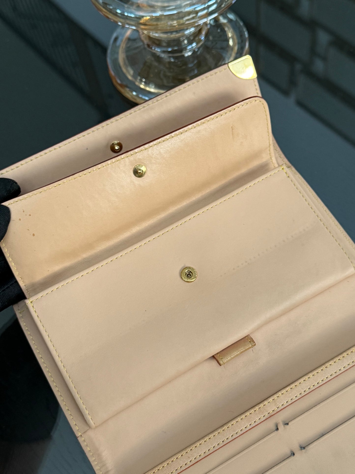 Multicolor International Wallet in White with Box , Dustbag and Paper bag Year: 2006