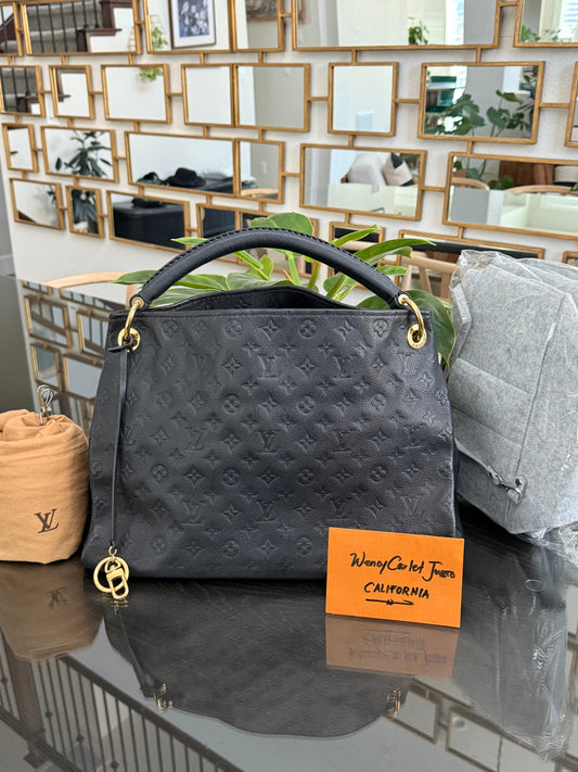 Artsy MM Empriente in Black with Dustbag and Insert Organizer - 📅 Year: 2015