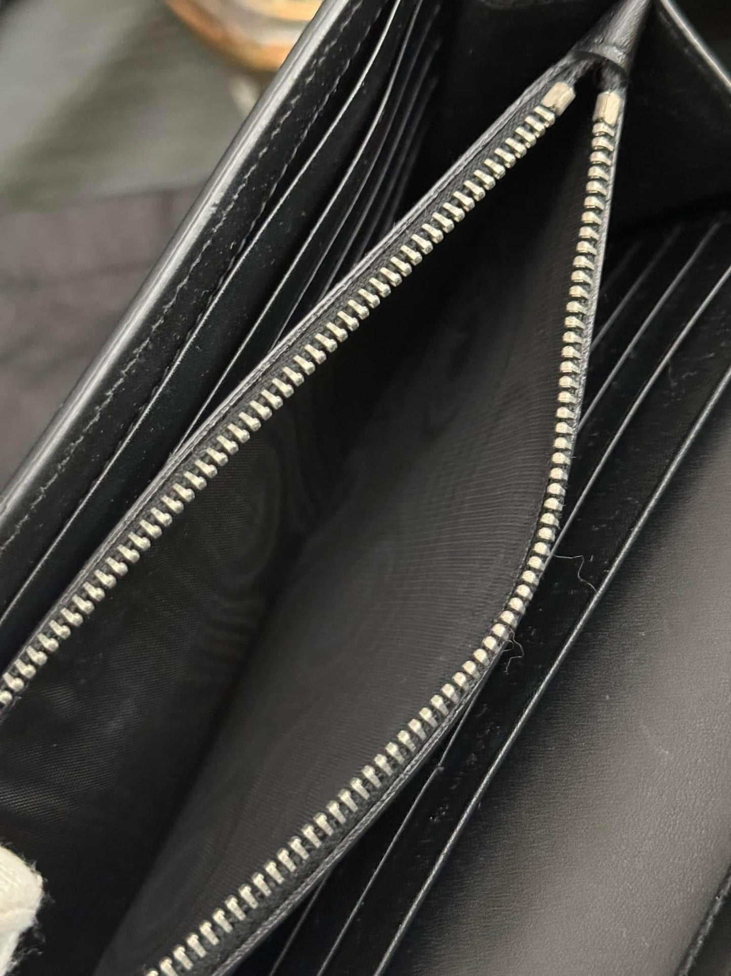 Kate Stars Calfskin Leather Chain Clutch Crossbody 📦 With Box, Dustbag, Cards, and Paper Bag