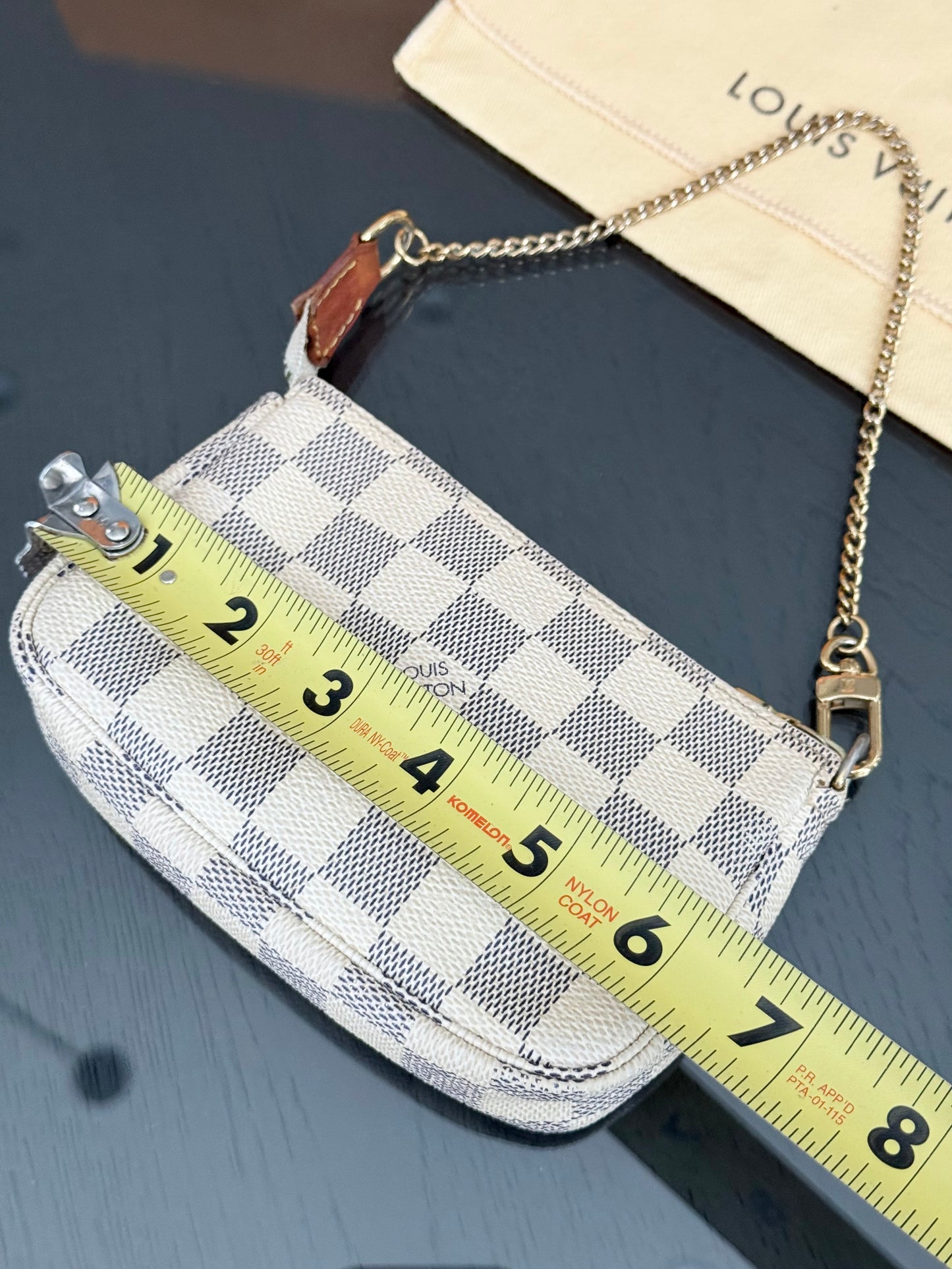 Mini Pochette Accessories Azur with Dustbag and Paper bag -🗓️ Year: 2016