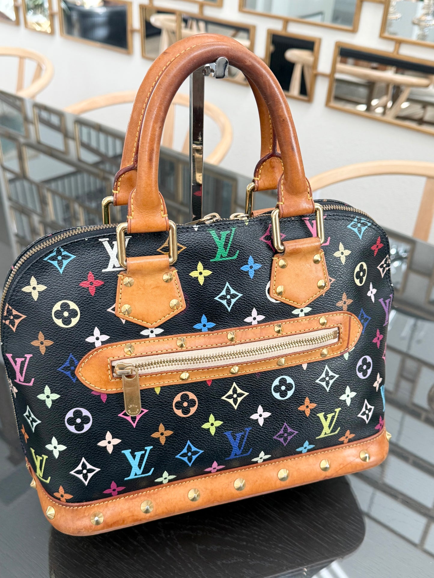 Multicolor Alma PM with Dustbag , Insert organizer and Twilly📅 Year: 2004