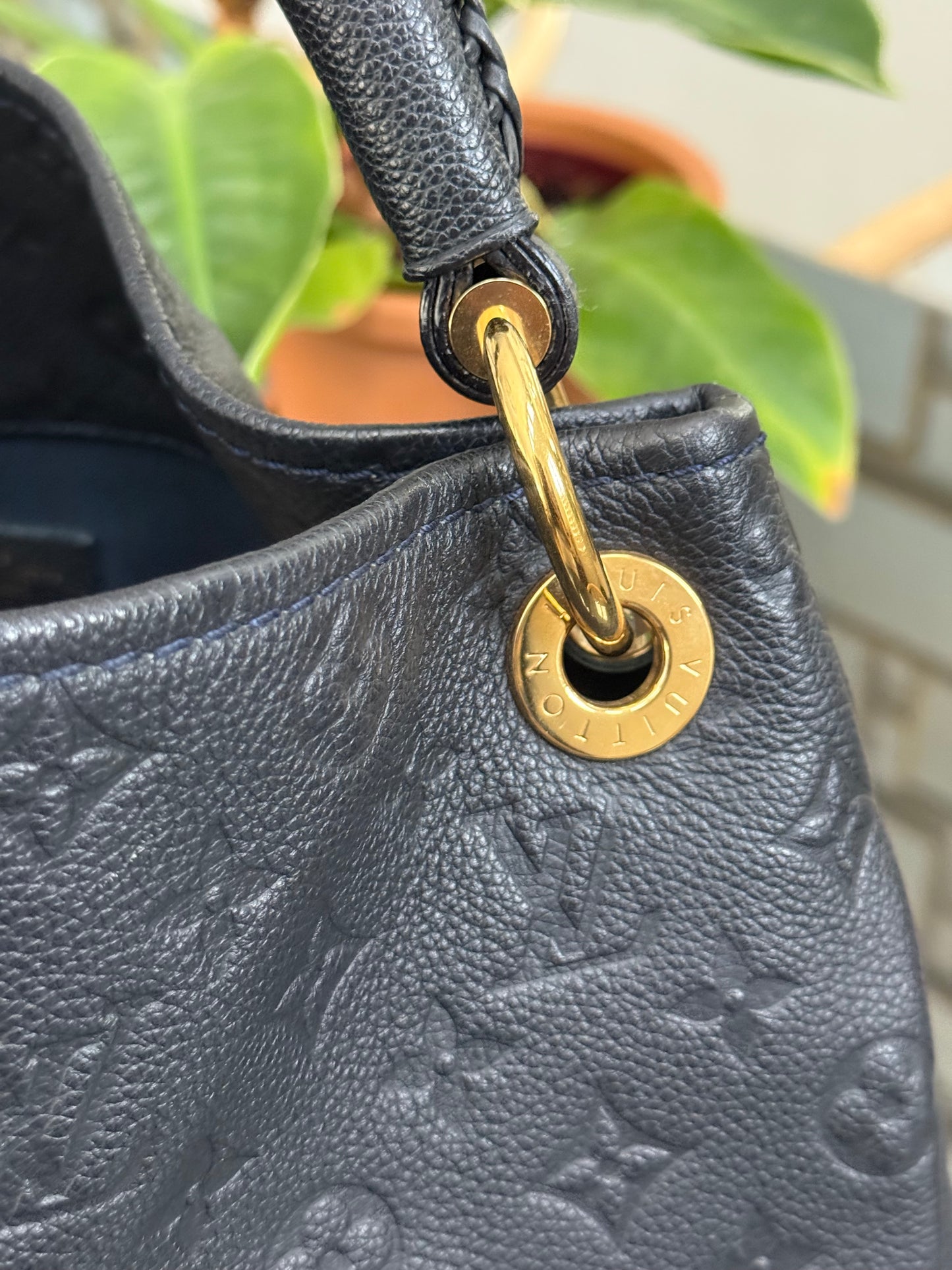 Artsy MM Empriente in Black/ Navy Blue with Dustbag, Receipt and Insert Organizer - 📅 Year: 2012