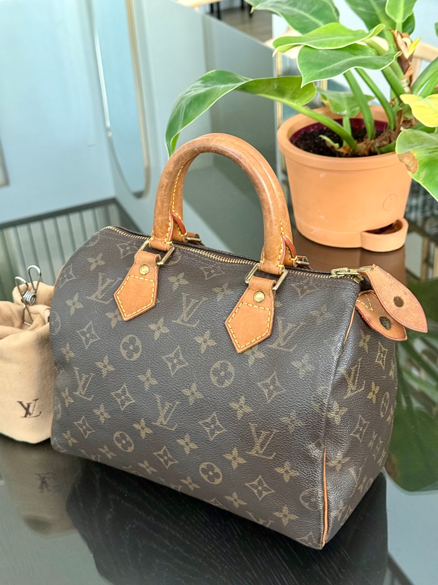Speedy 25 in Monogram with Dustbag -🗓️ Year: 2000