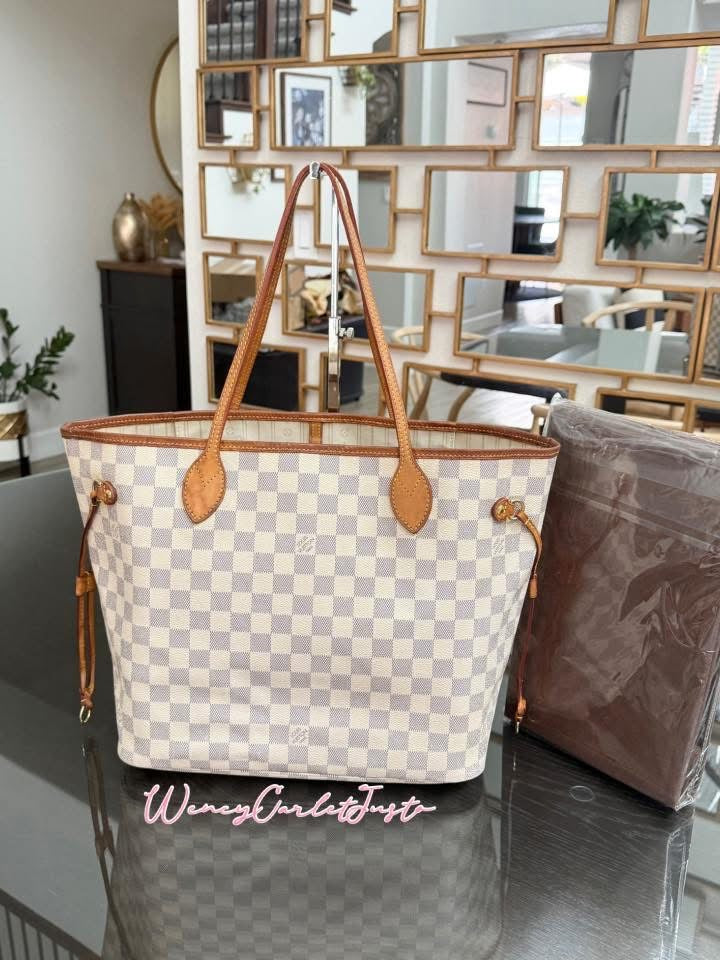 Neverfull MM Azur with Insert Organizer 🌺 📅 Year: 2010