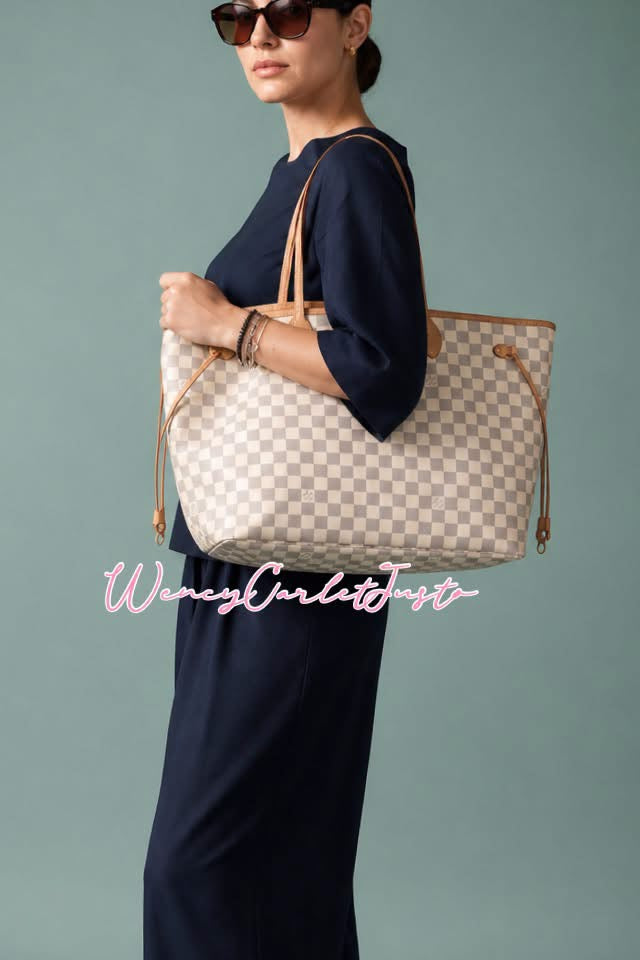 Neverfull GM in Azur with Dustbag, Insert Organizer and Non branded Twilly -🗓️ Year: 2009