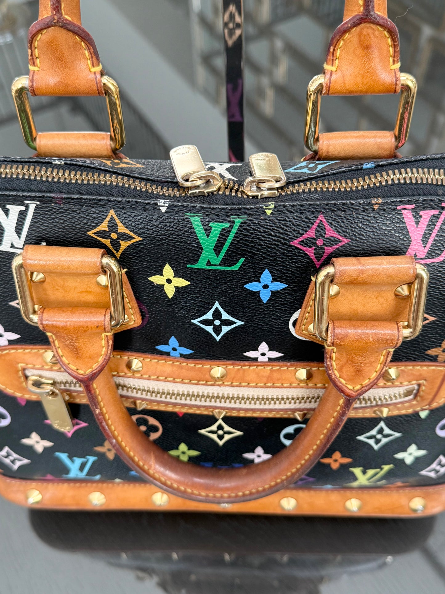 Multicolor Alma PM with Dustbag , Insert organizer and Twilly📅 Year: 2004