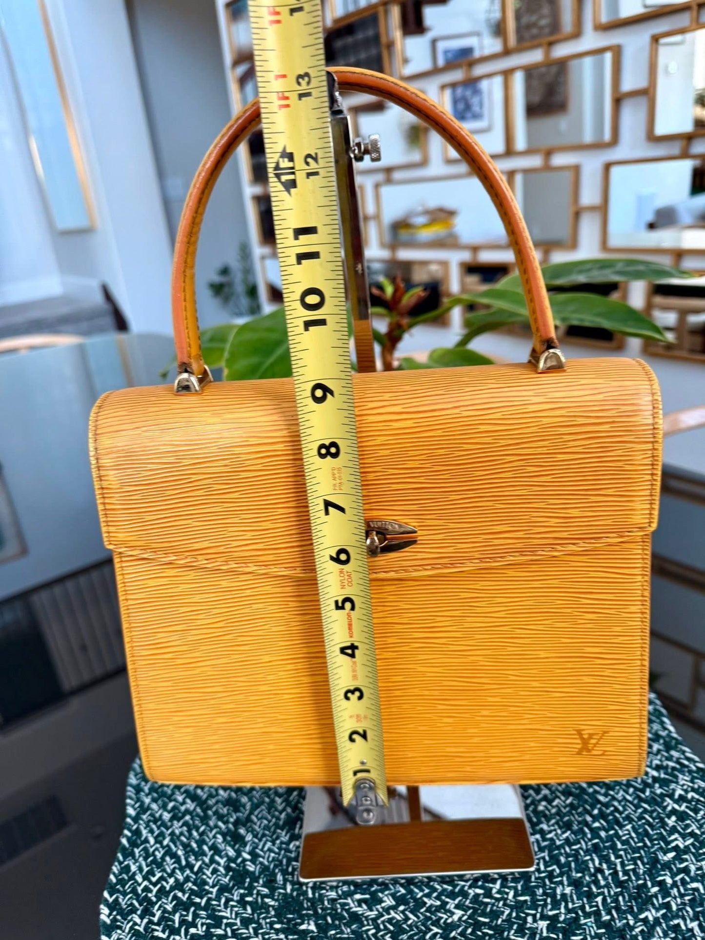 Epi Malesherbes Handbag in Tassil Yellow 🗓️ Year: 1995