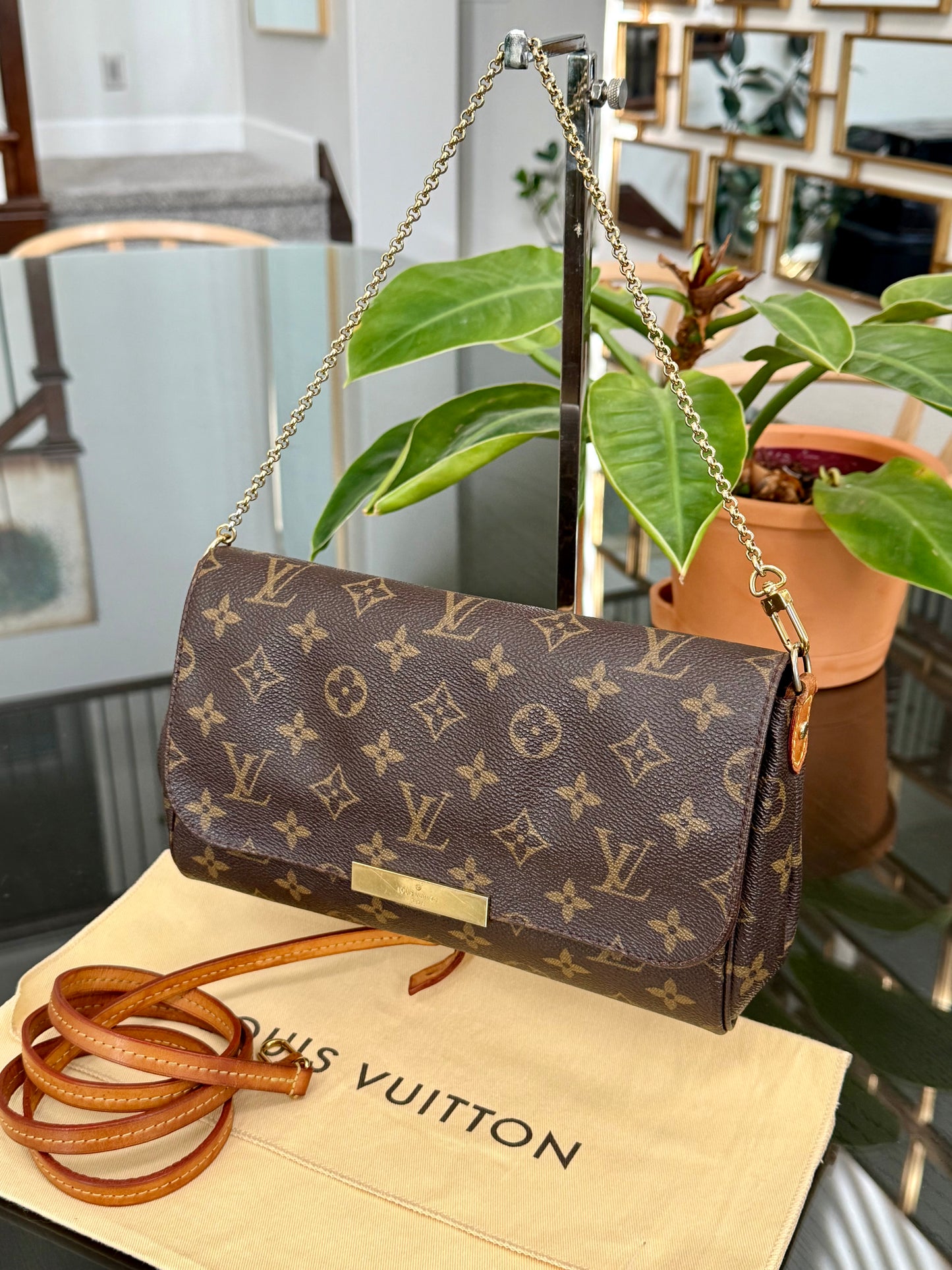 Favorite MM in Monogram with Original Strap, Dustbag, Box, Paper Bag and Insert Organizer -🗓️ Year: 2015
