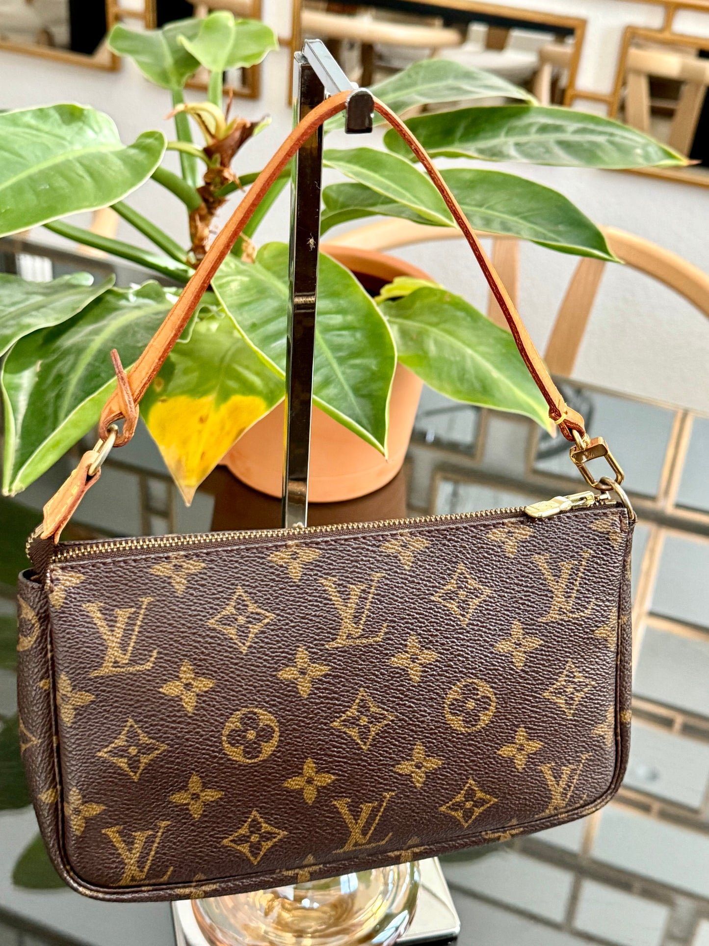 Monogram Pochette Accessories with Dustbag 📅 Year: 2000