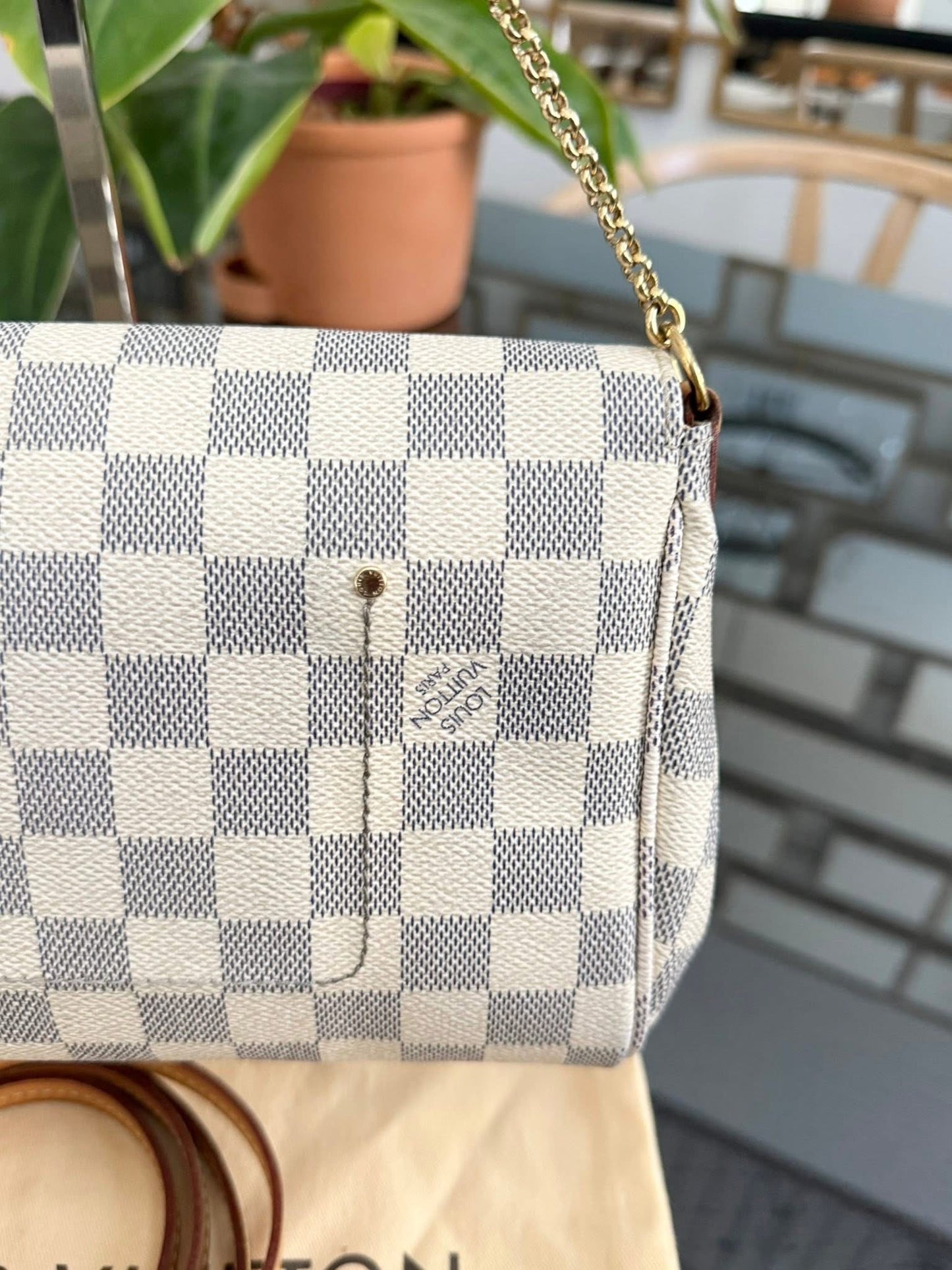 Favorite MM in Azur with Original Strap, Insert Organizer, Dustbag, Box and Paper bag 🗓️ Year: 2014