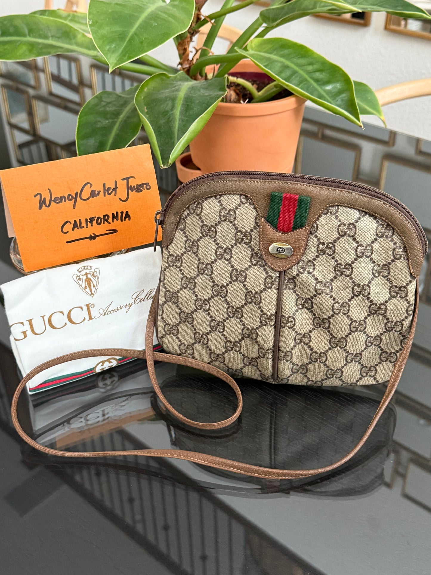 GUCCI GG Vintage Sherryline Crossbody bag-🗓️
