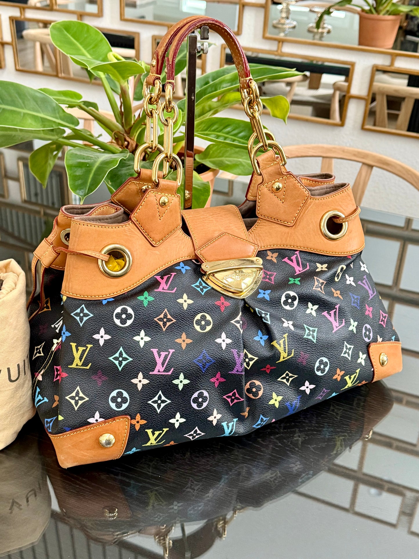 Multicolor in Black Ursula with Dustbag