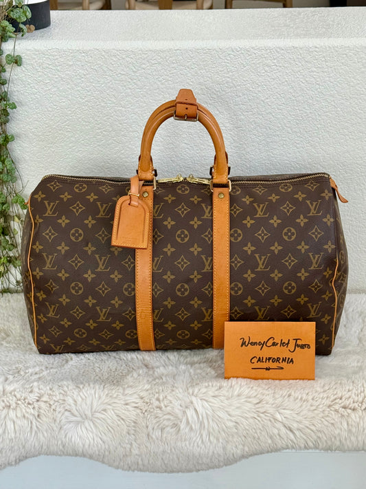 Keepall 45 with luggage tag and Poignet -🗓️ Year 1993