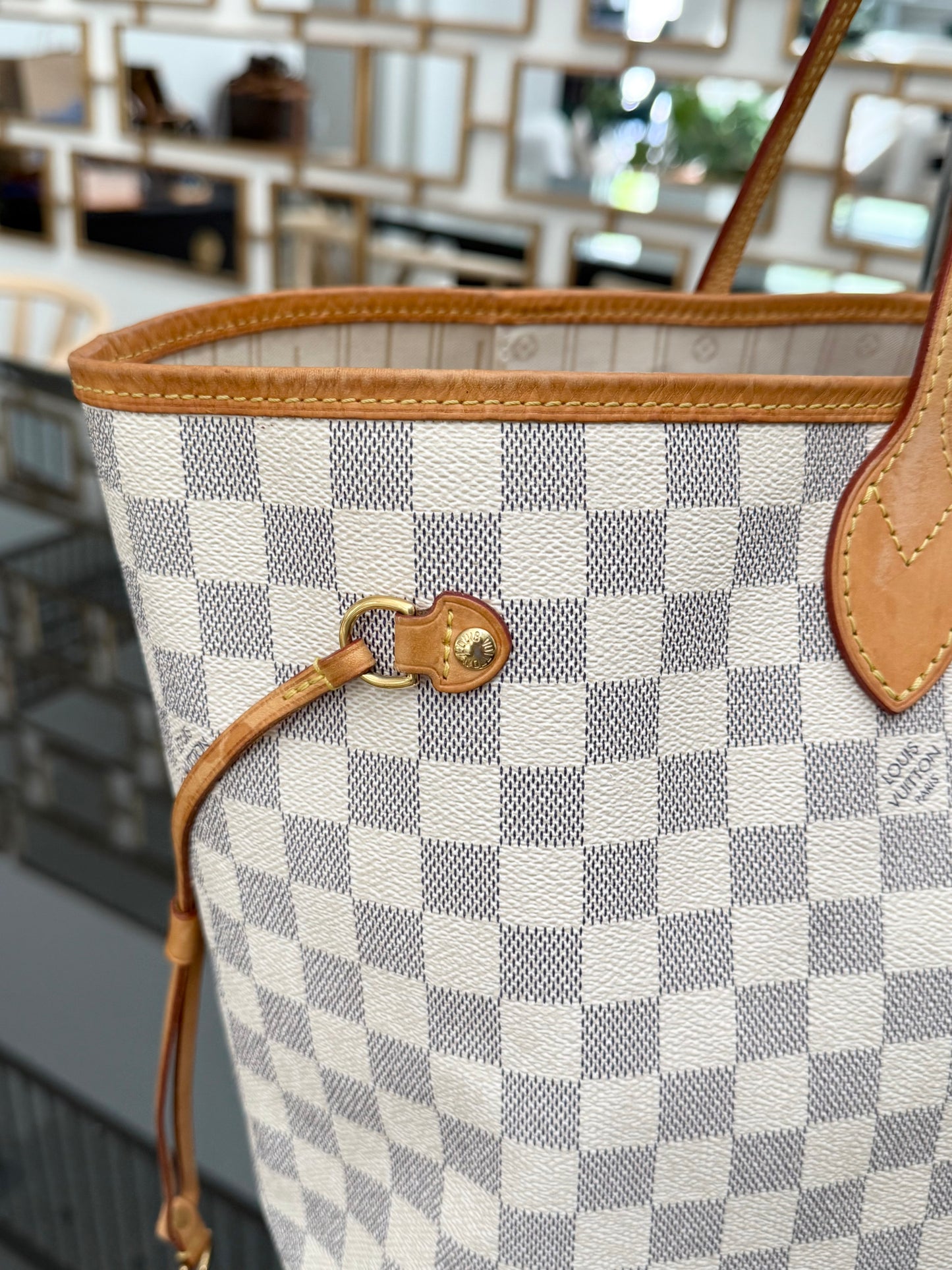 Neverfull GM in Azur with Dustbag Insert Organizer 🗓️ Year: 2011