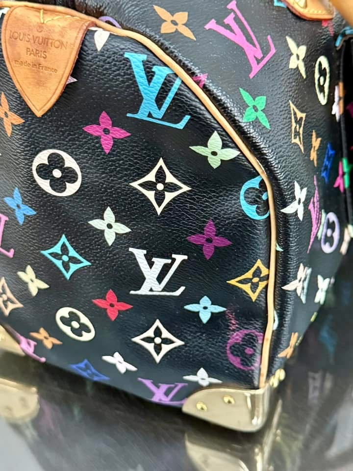 Multicolor Speedy 30 with Dustbag and generic twilly set 📅 Year: 2008