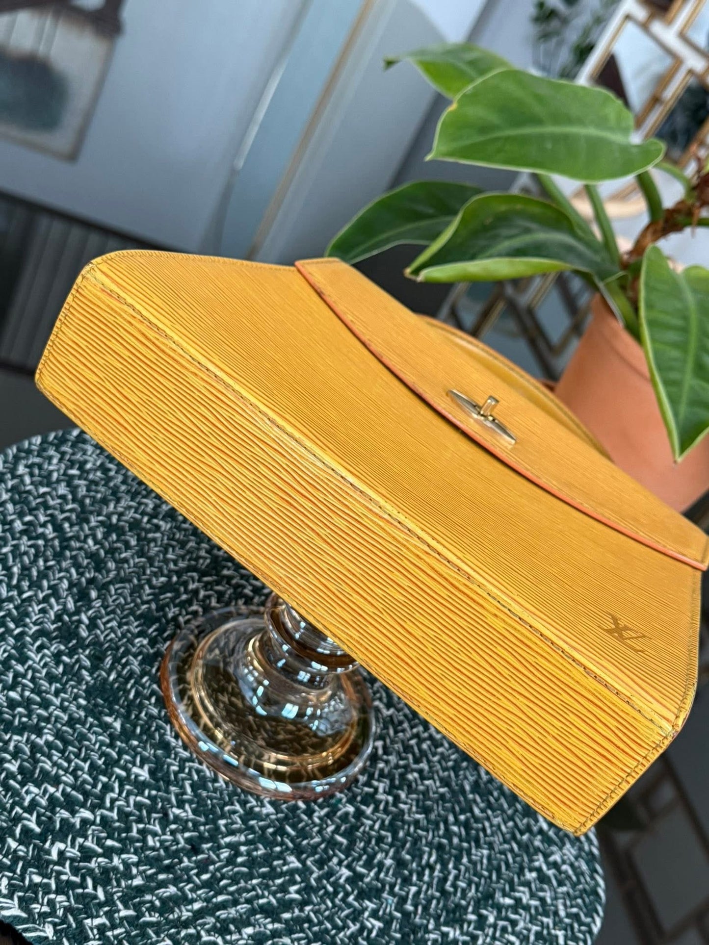 Epi Malesherbes Handbag in Tassil Yellow 🗓️ Year: 1995