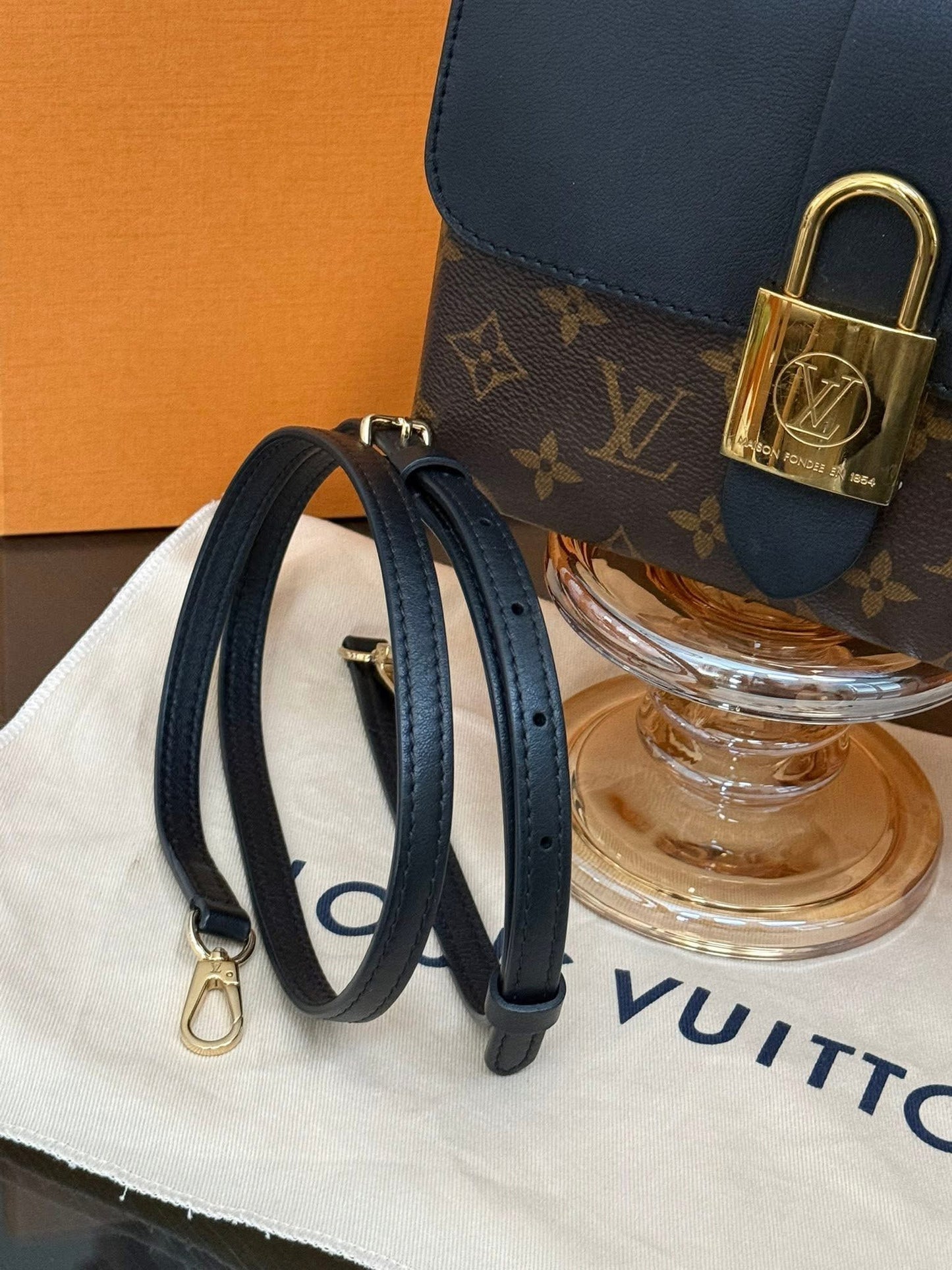 Locky BB Monogram Noir with Original Strap, Dustbag, Box and Paper bag - 📅 Year: 2019