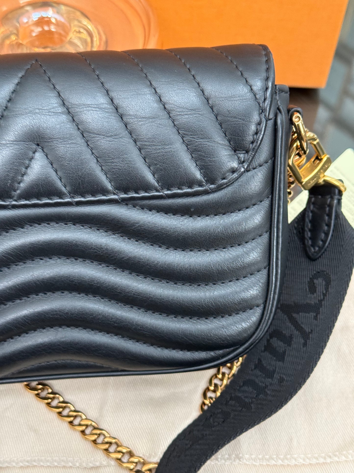Multi Pochette New Wave Noir with Box, Dustbag and Paper bag