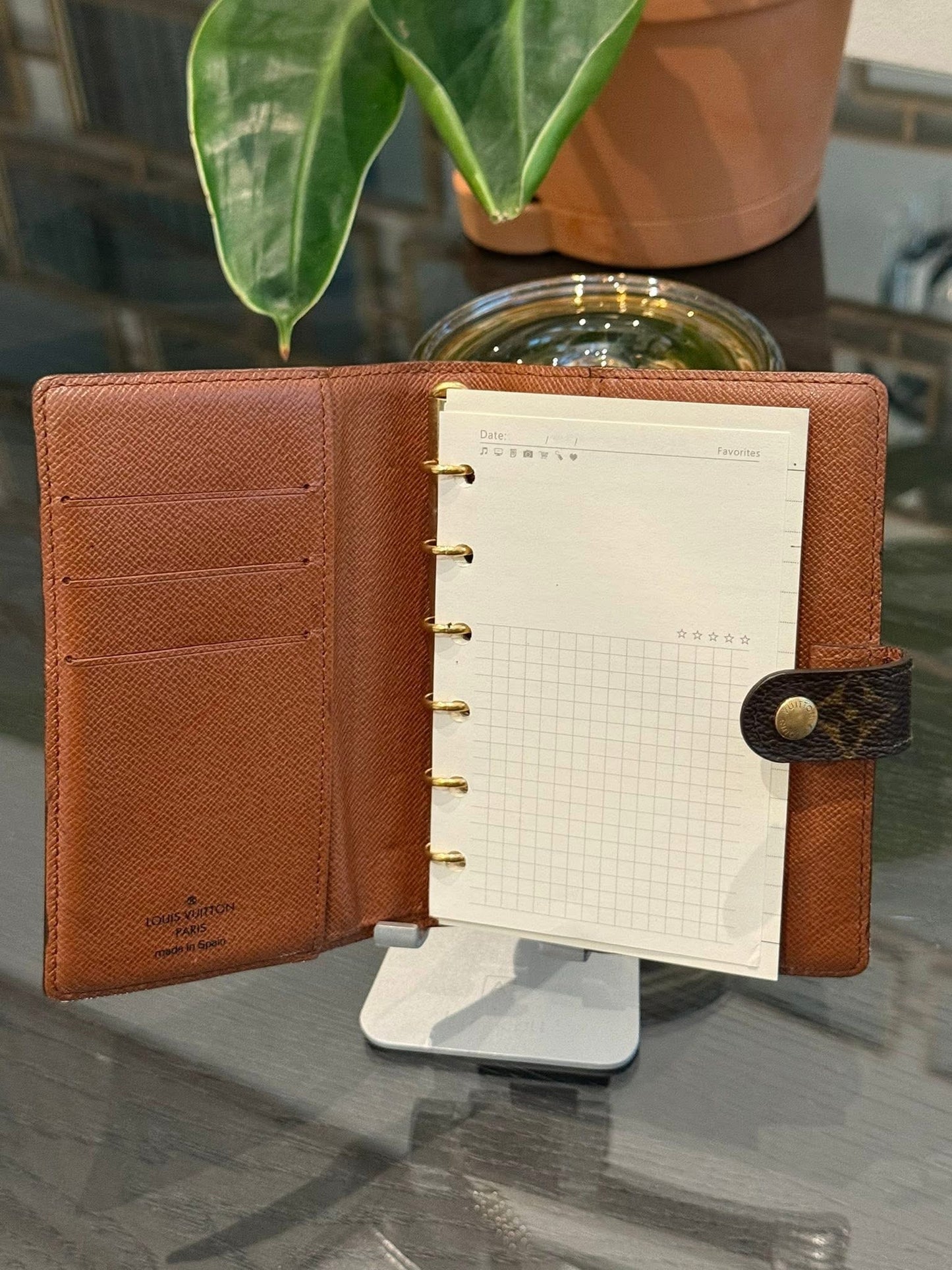 Agenda PM in Monogram with Refill Paper🗓️ Year: 1997