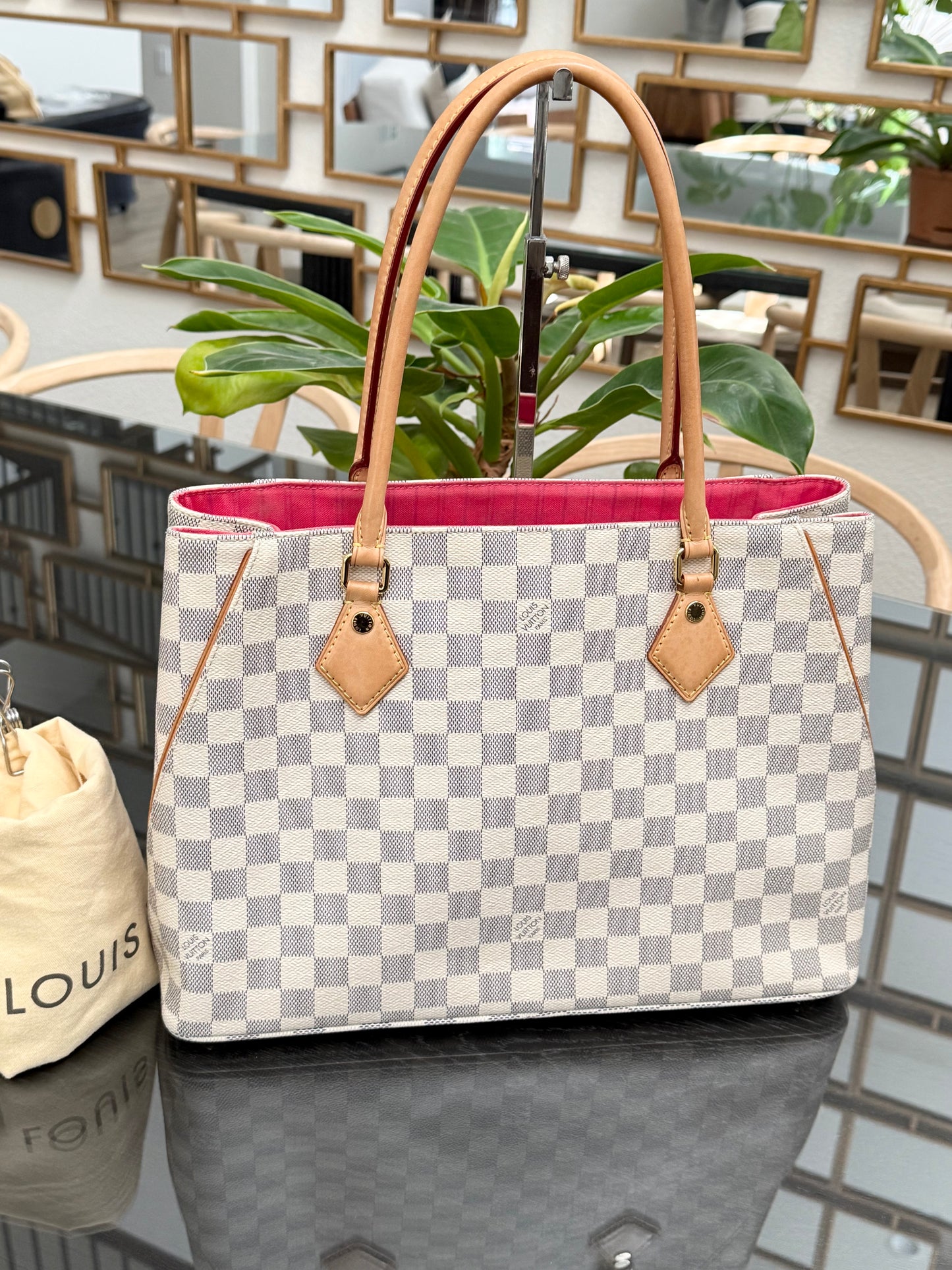 Calvi Damier Azur with Dustbag - 🗓️ Year: 2015