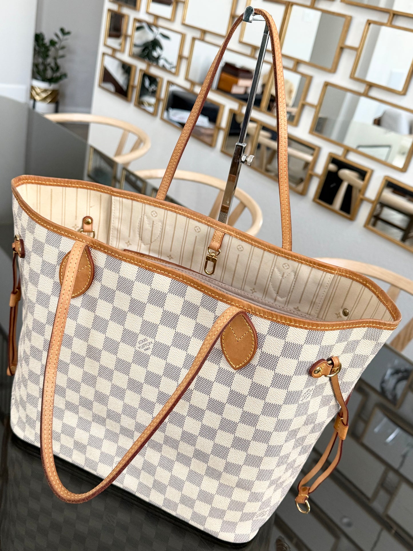 Neverfull MM Azur iwith Dustbag and Insert Organizer-🗓️ Year: 2011