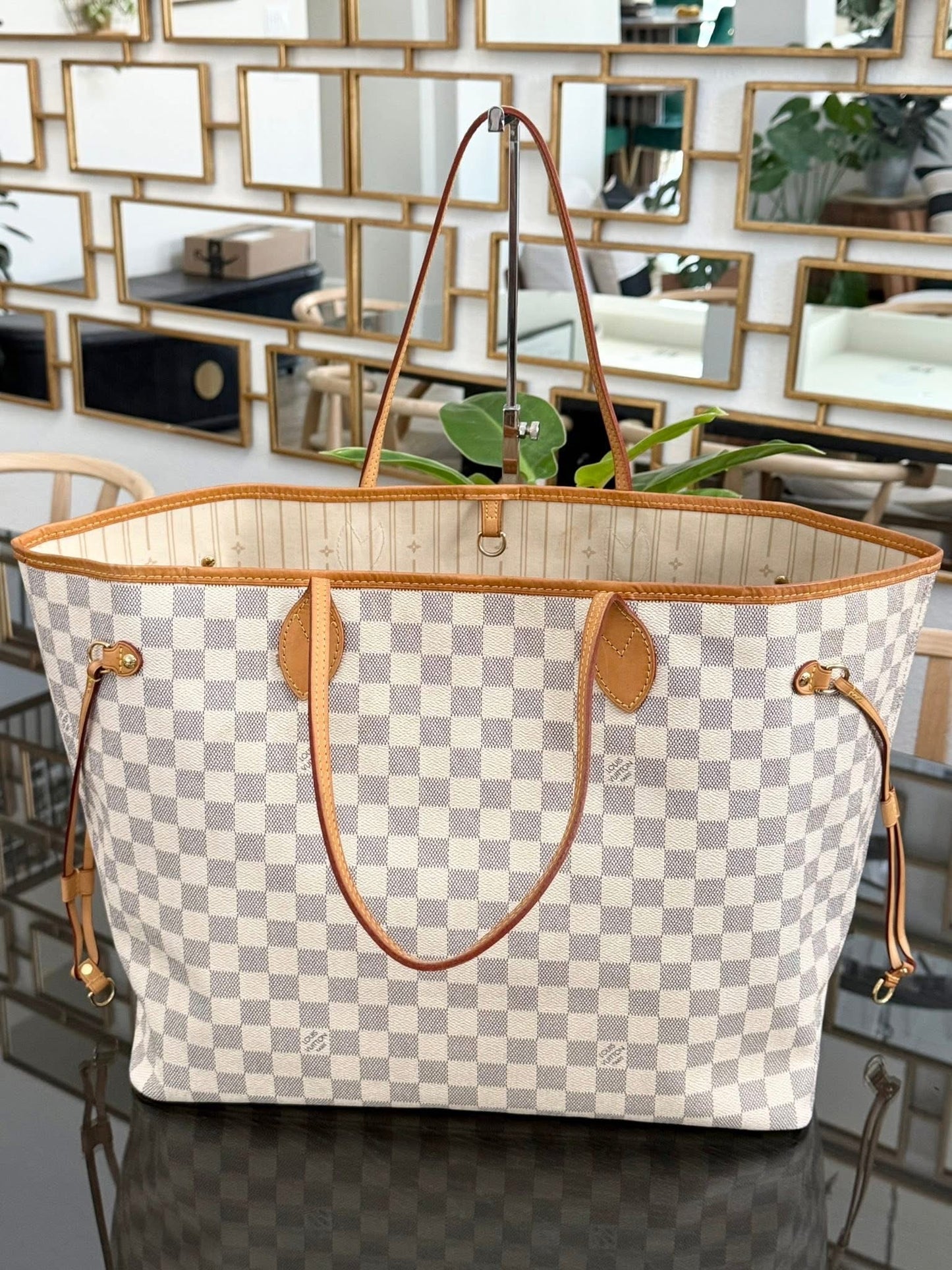 Neverfull GM in Azur with Dustbag Insert Organizer 🗓️ Year: 2012