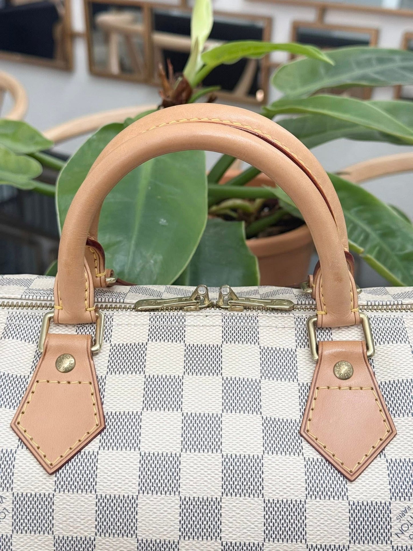 Speedy 30 Bandoulier in Azur with Original Strap, Dustbag and Insert Organizer -🗓️ Year: 2013