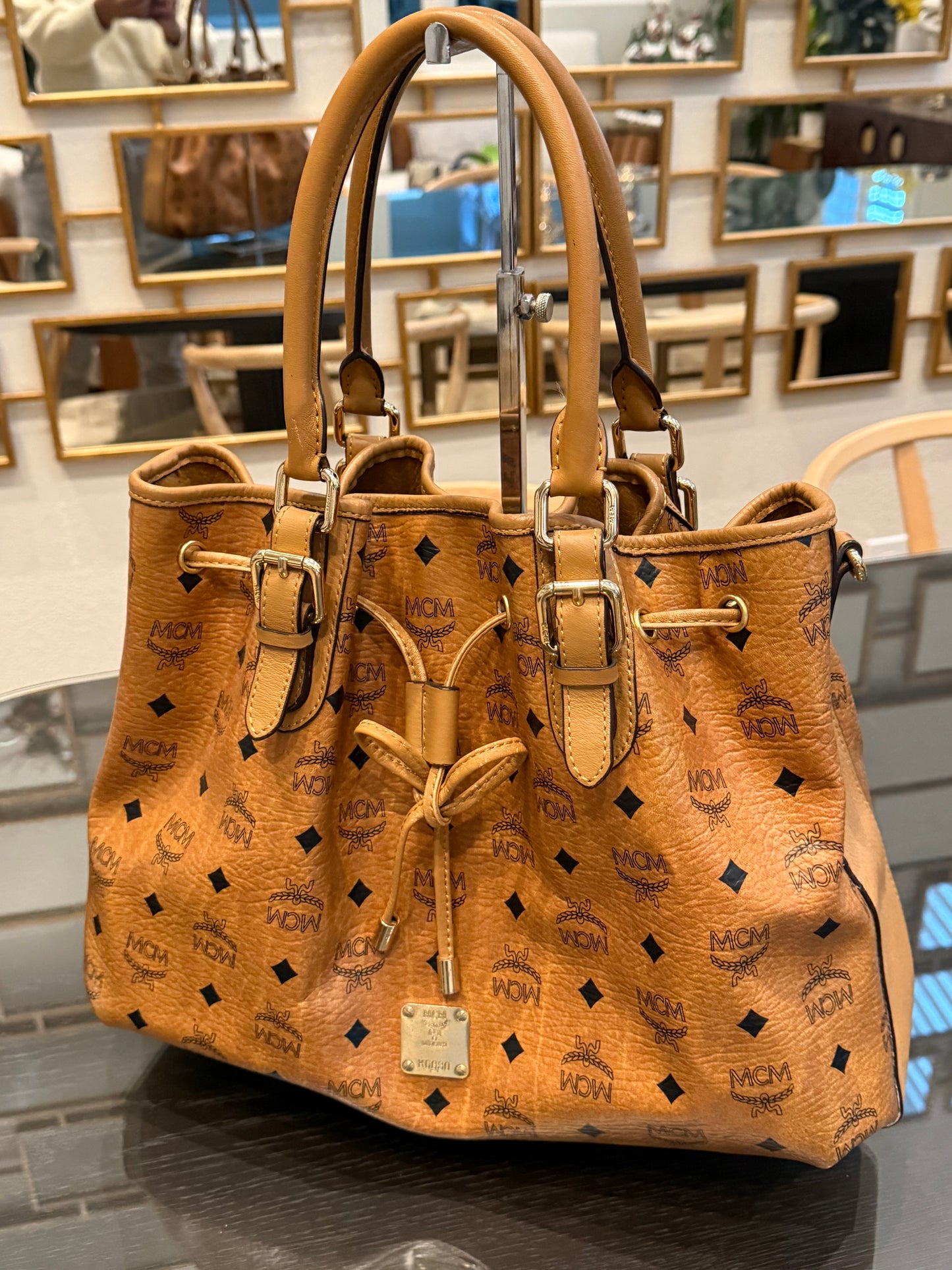 MCM Bucket Bag (No Strap)
