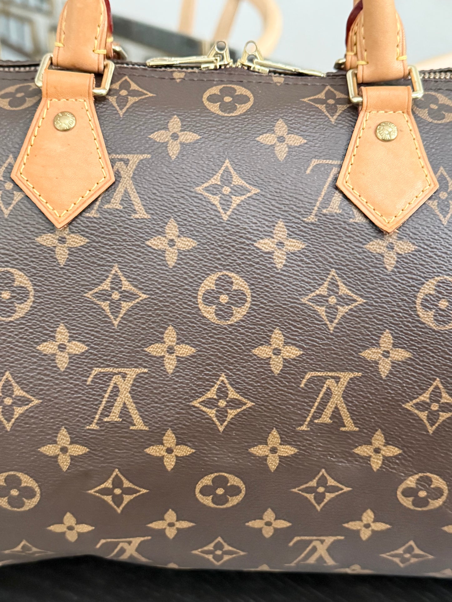 Speedy 30 Bandoulier in Monogram with 🔐 lock, Key and Dustbag -🗓️ Year: 2017