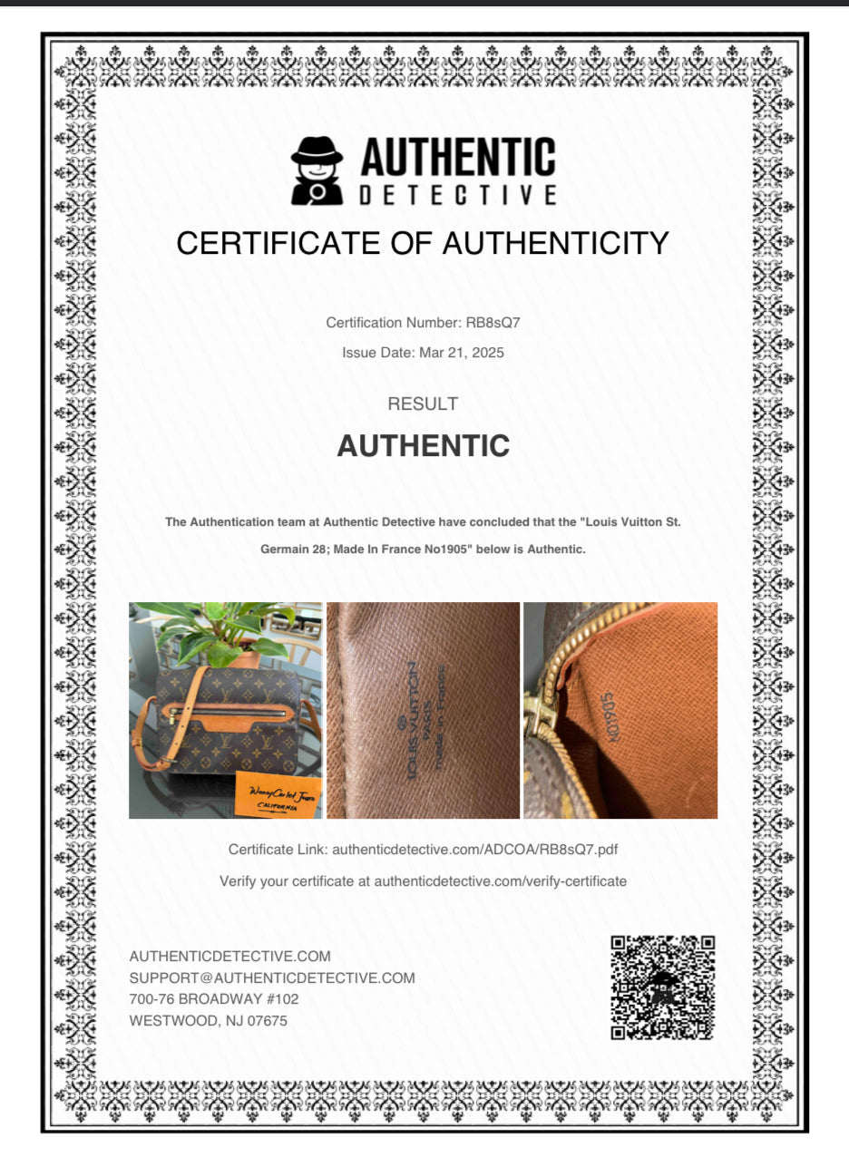 St. Germain 28 Crossbody Bag 
🗓️ Year: 1995