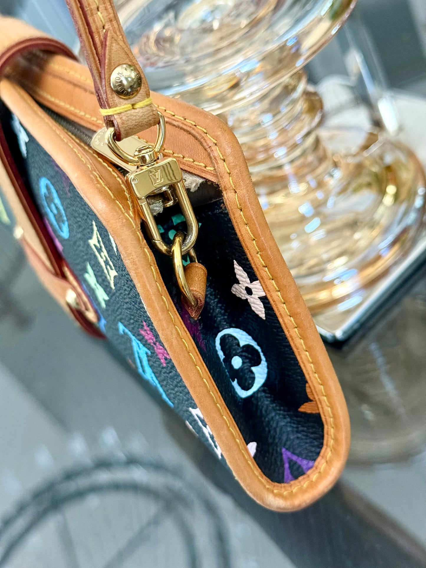 Multicolor Shirley Clutch/ Shoulder Bag with Dustbag, Box and Paper Bag 📅 Year: 2005