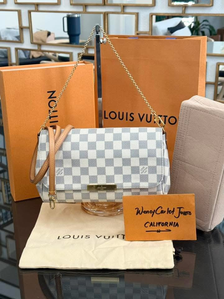 Favorite MM in Azur with Original Strap, Insert Organizer, Dustbag, Box and Paper bag 🗓️ Year: 2014