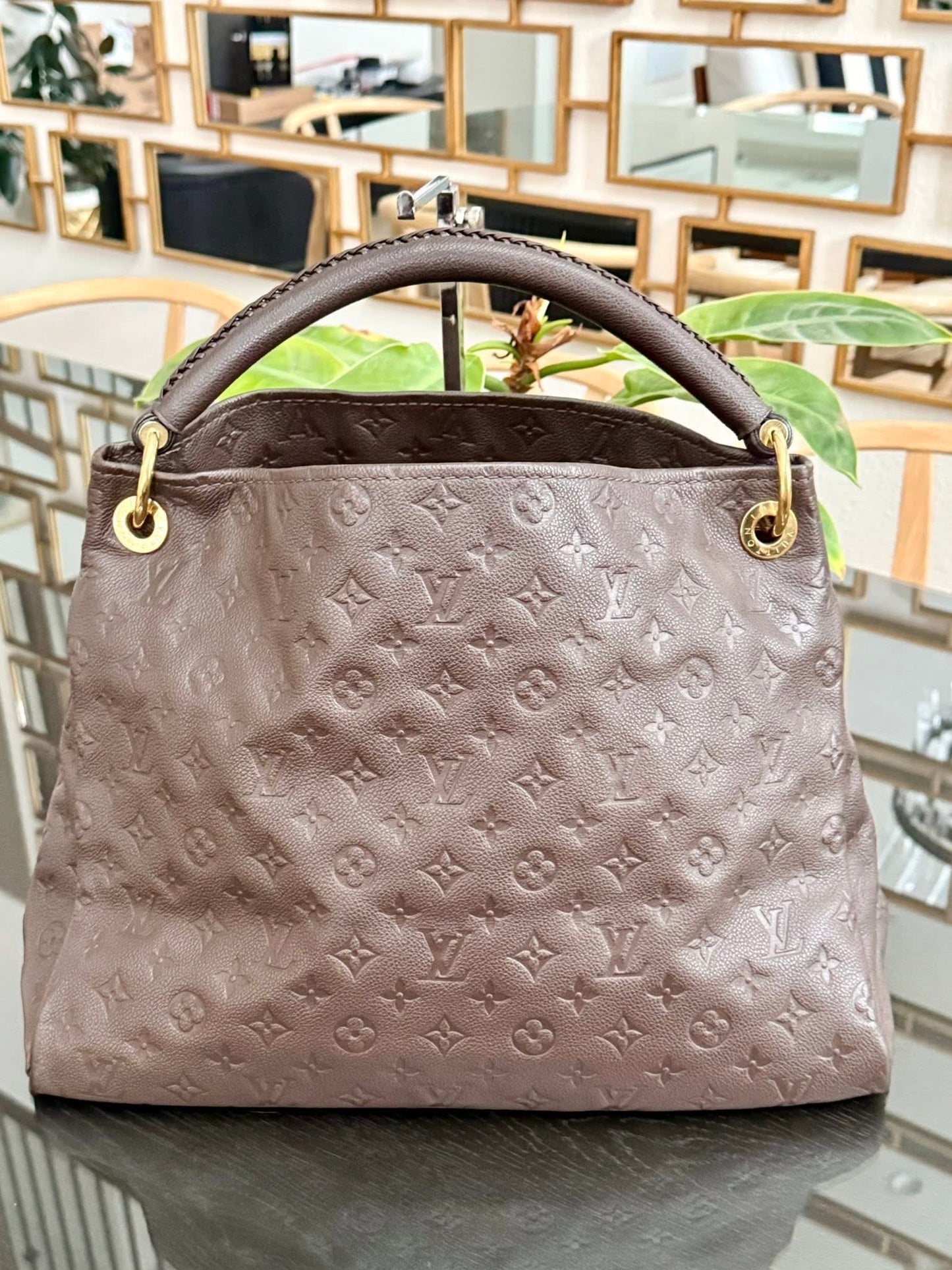 Artsy MM Empriente in Taupe Glaze with Dustbag and Insert Organizer 📅 Year: 2012