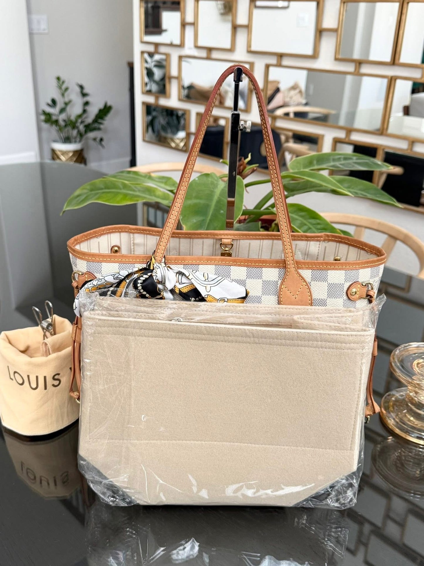 Neverfull PM in Azur with Dustbag and Insert Organizer 🗓️ Year: 2011