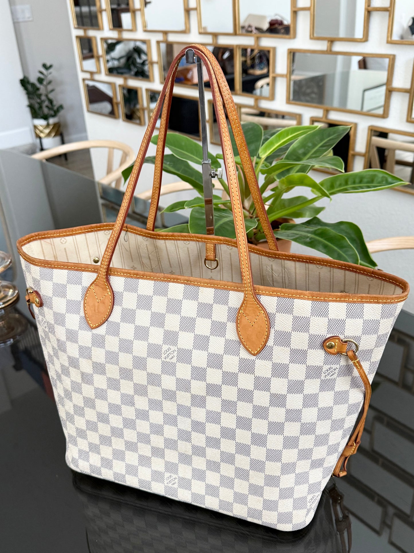 Neverfull MM in Azur with Insert Organizer 🗓️ Year: 2011
