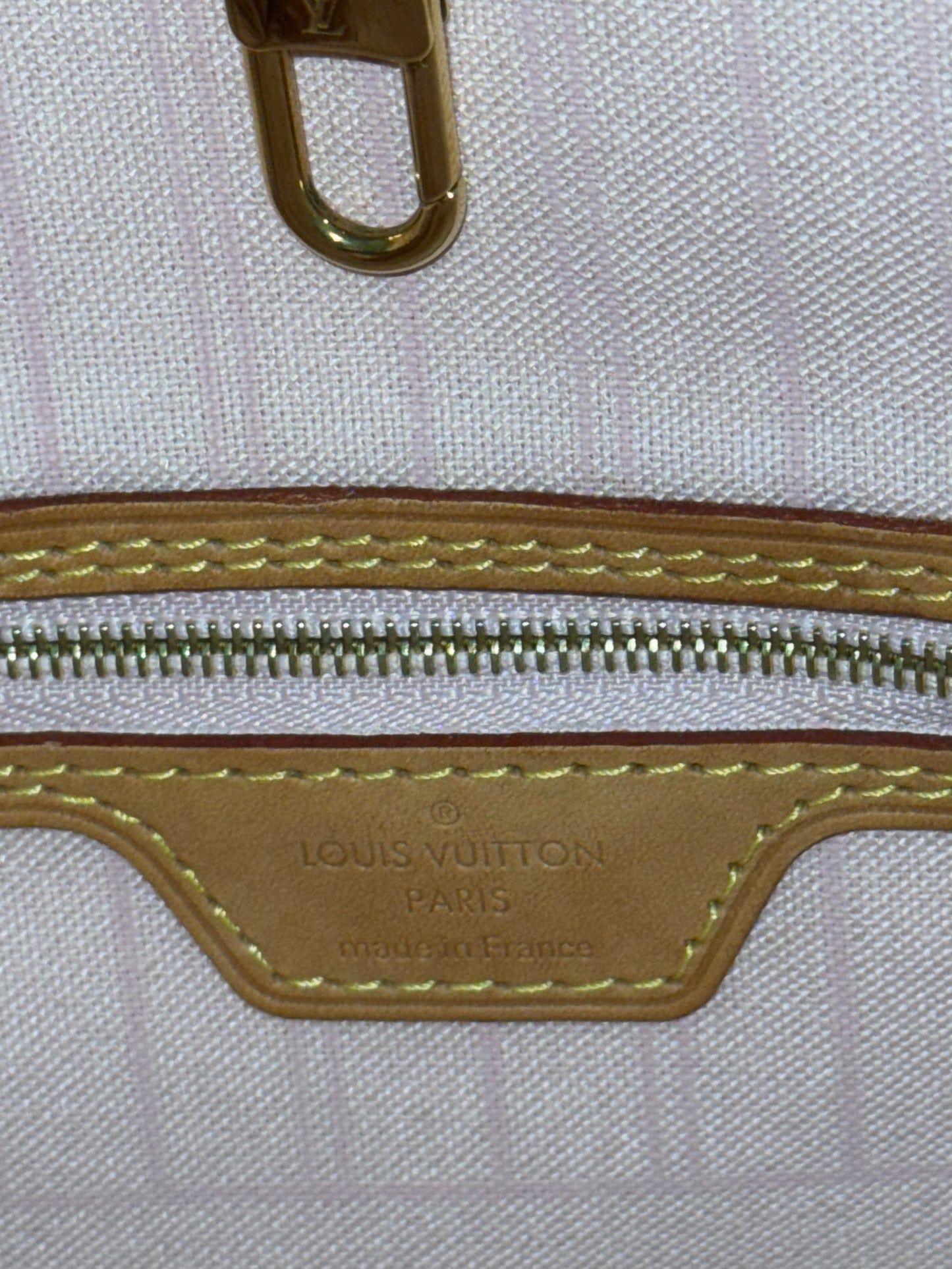 Neverfull MM Azur in Rose Ballerine with Dustbag -Year: 2018