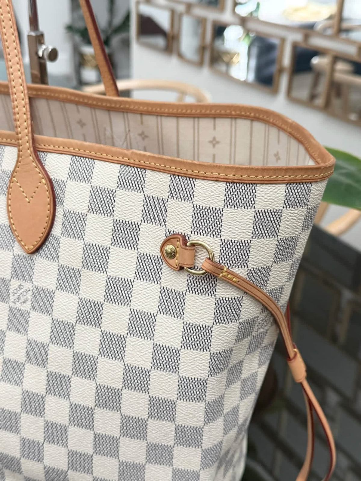 Neverfull GM in Azur with Dustbag, Insert Organizer and Non branded Twilly -🗓️ Year: 2009