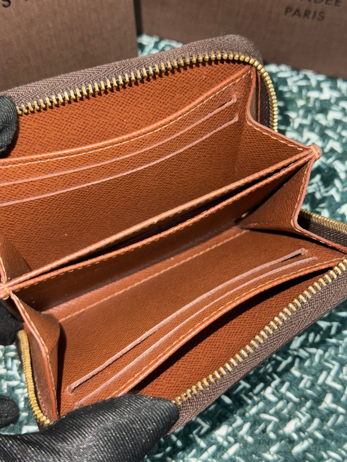 Monogram Zippy Compact Wallet with Box and Paper bag 🗓️ Year: 2011
