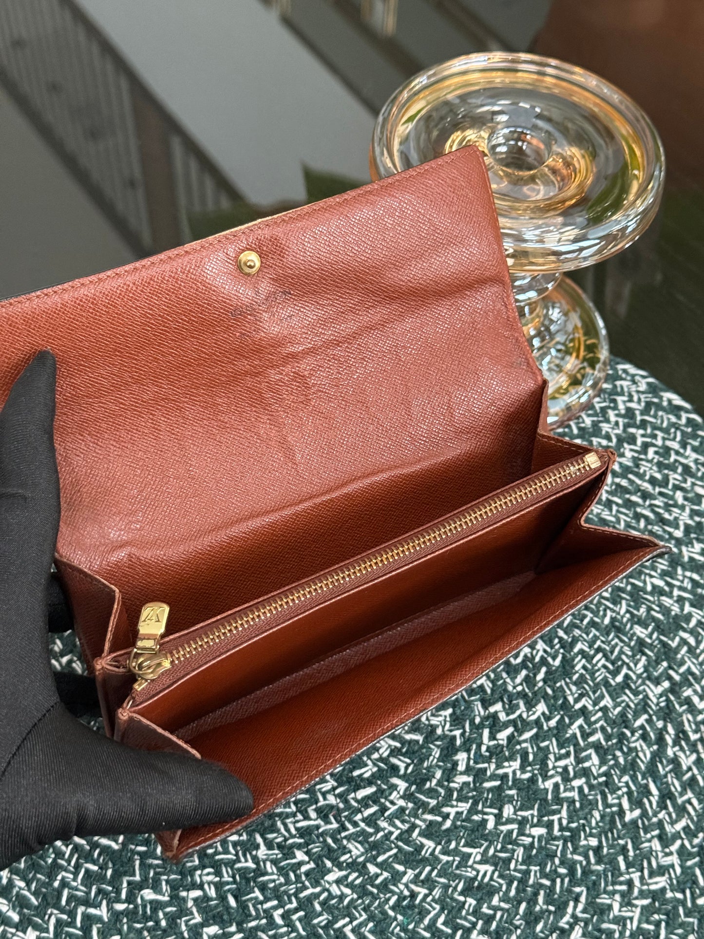 Sarah Wallet in Monogram with 2 Cardholders 🗓️ Year: 2001