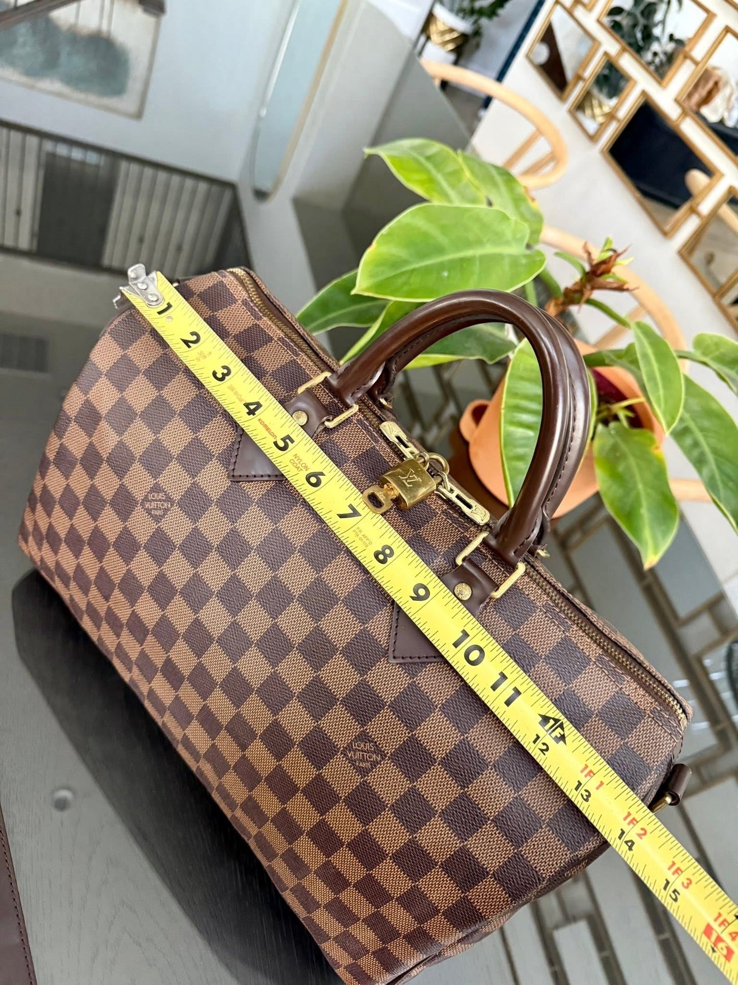 Speedy 35 Bandoulier in DE with lock 🔐 key, Dustbag and Non branded Twilly -🗓️ Year: 2013