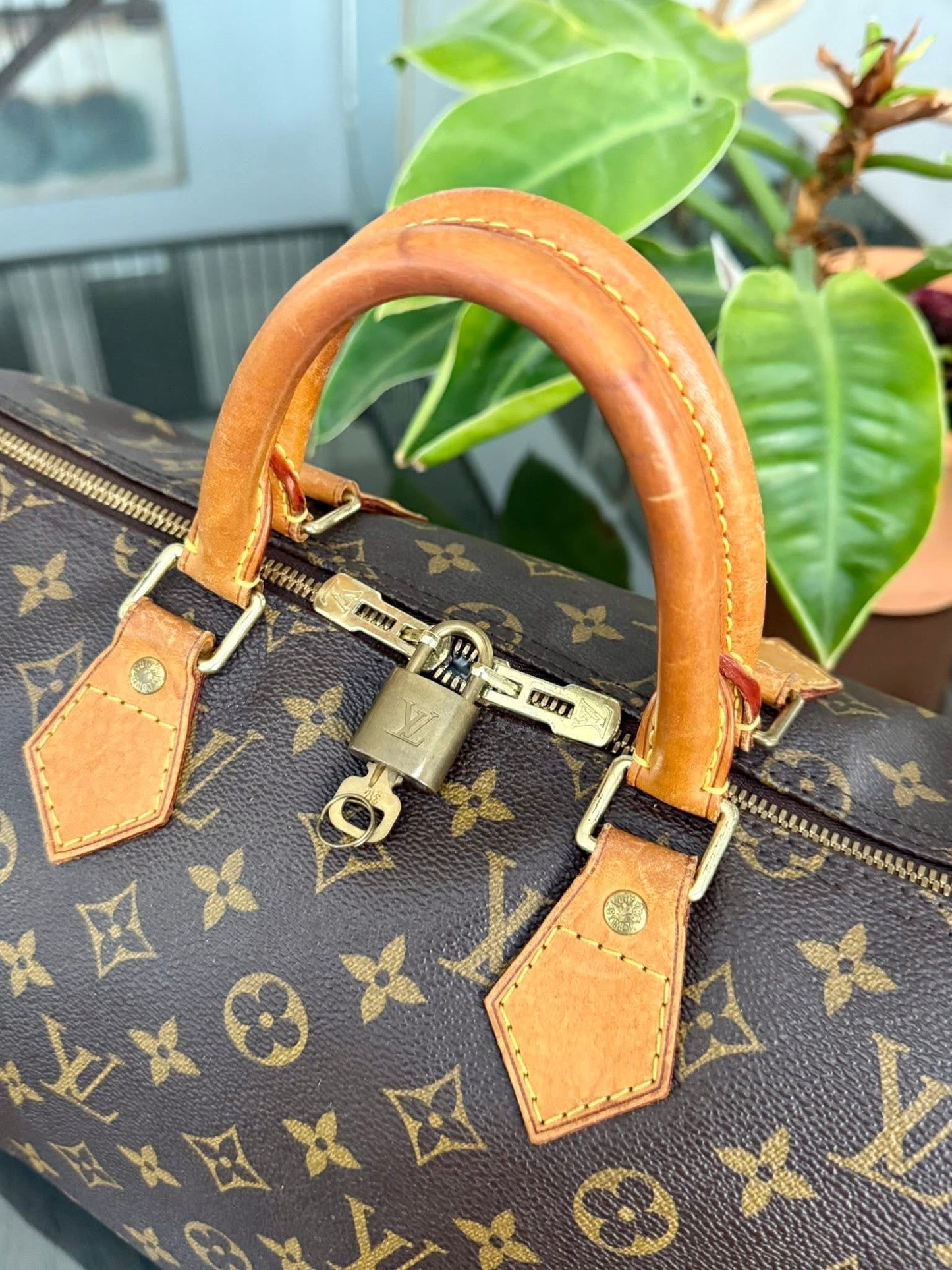 Speedy 35 Bandoulier with lock 🔐 key, Dustbag and Insert Organizer -🗓️ Year: 2011