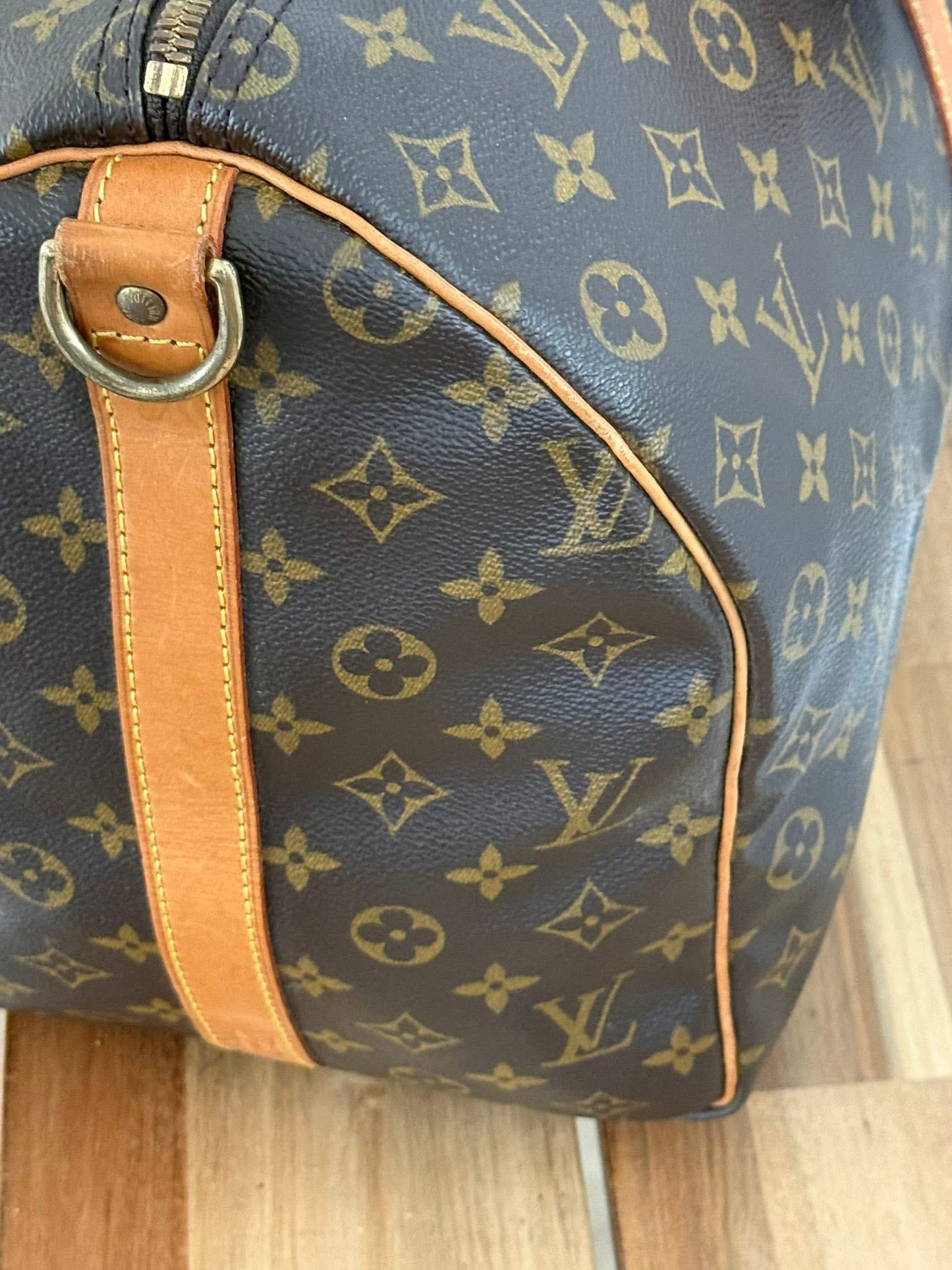 Keepall 50 Bandoulier with Luggage Tag and Poignet 📅 Year: 1995