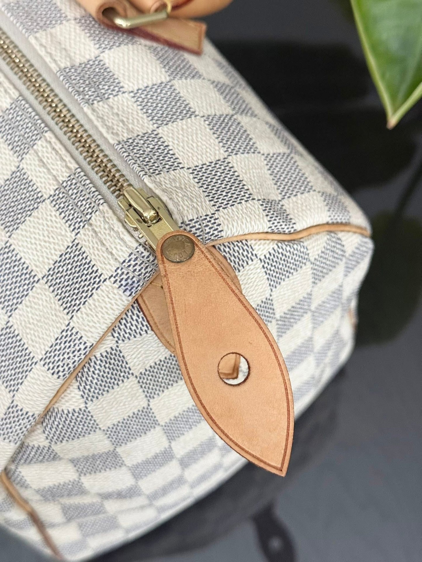 Speedy 30 in Damier Azur with lock 🔐 key, Insert Organizer and Non branded twilly -🗓️ Year 2010
