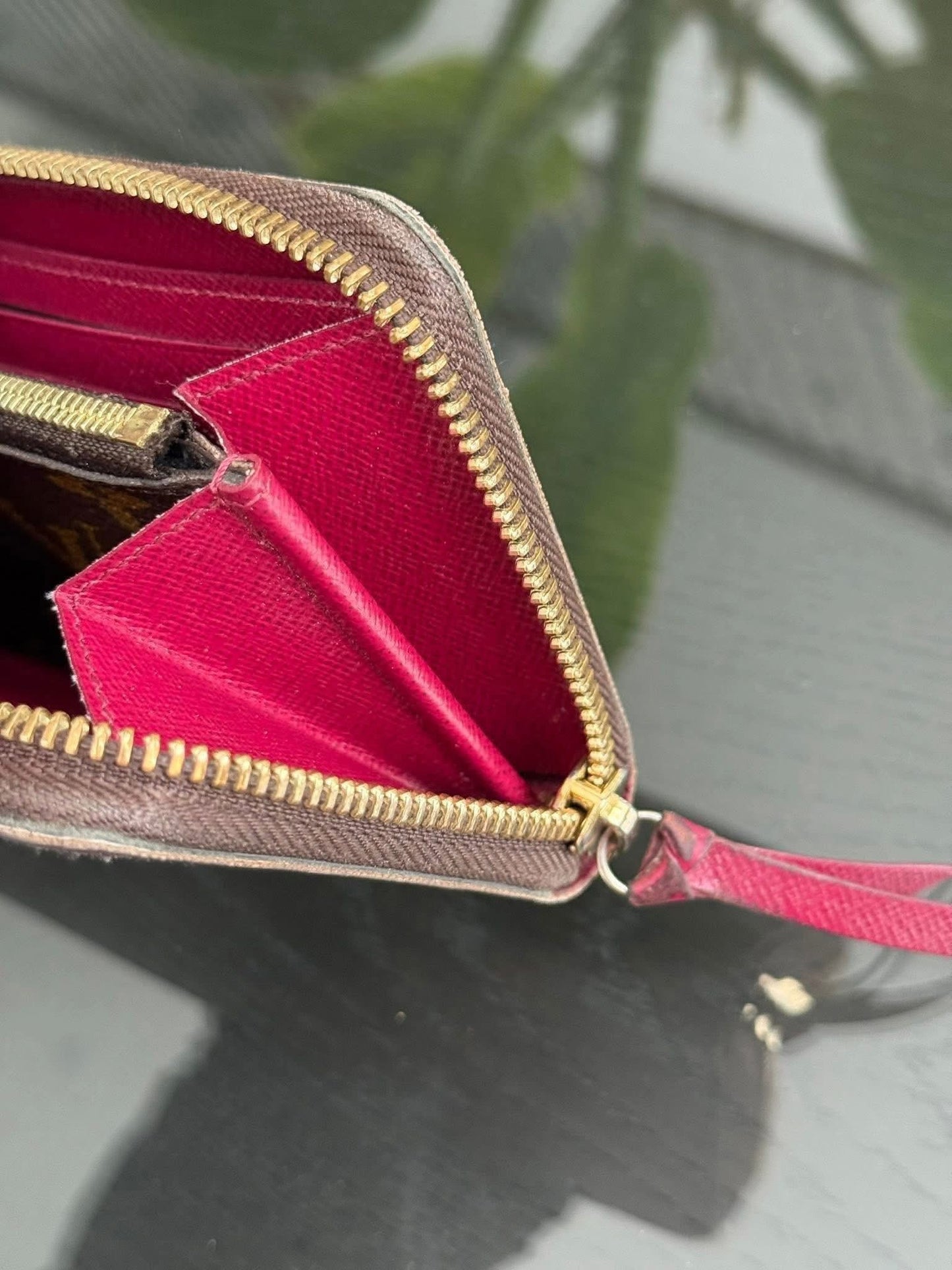 Monogram Clemence Wallet in Peony with box 🗓️ Year 2016