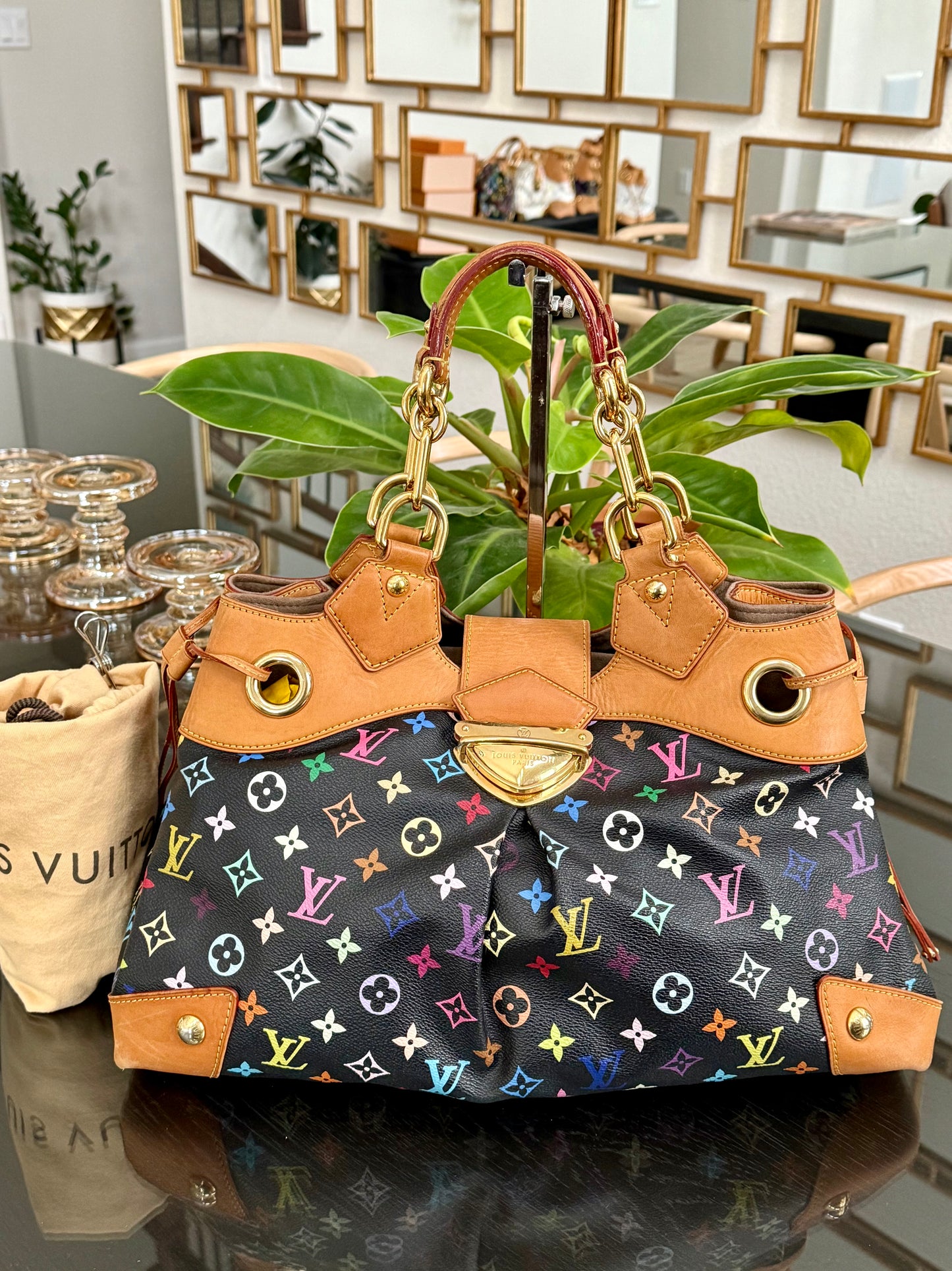 Multicolor in Black Ursula with Dustbag