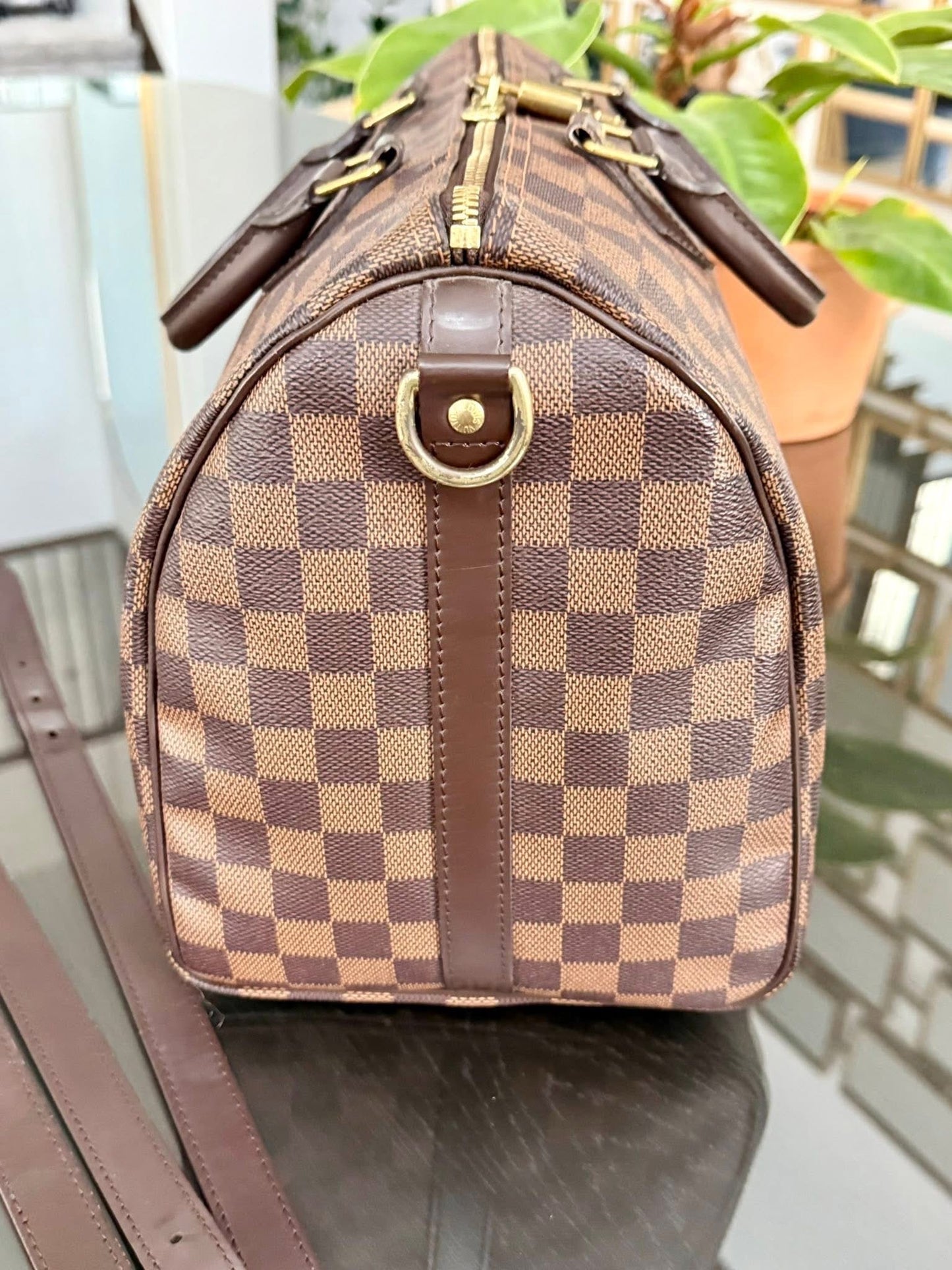 Speedy 35 Bandoulier in DE with lock 🔐 key, Dustbag and Non branded Twilly -🗓️ Year: 2013