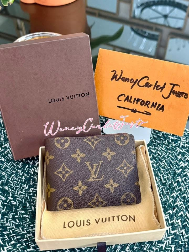 Monogram Multiple Mens Wallet with Dustbag and box 🗓️ Year: 1989