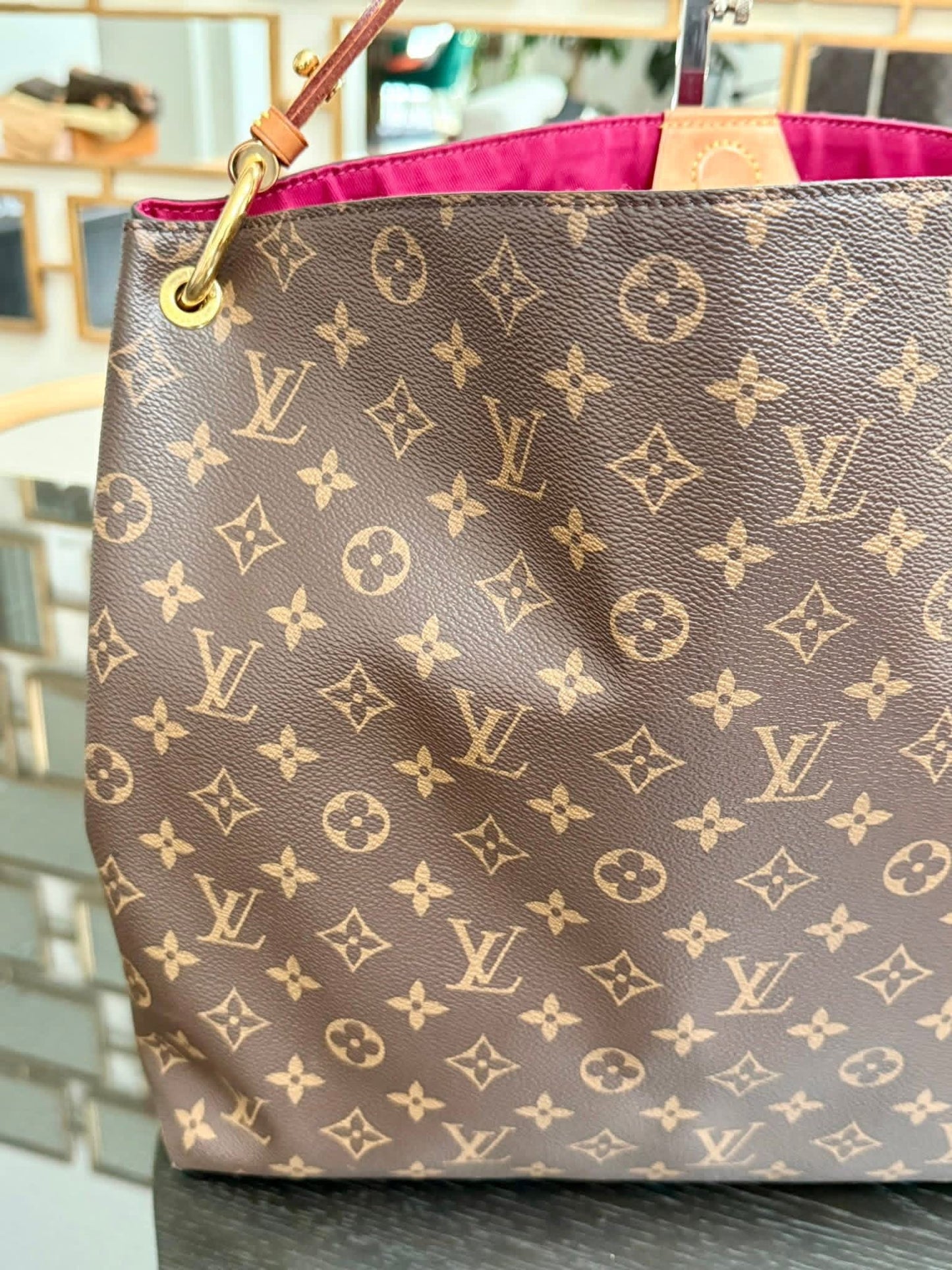 Graceful MM Monogram in Peony with Dustbag and Insert Organizer 📅 Year: 2019