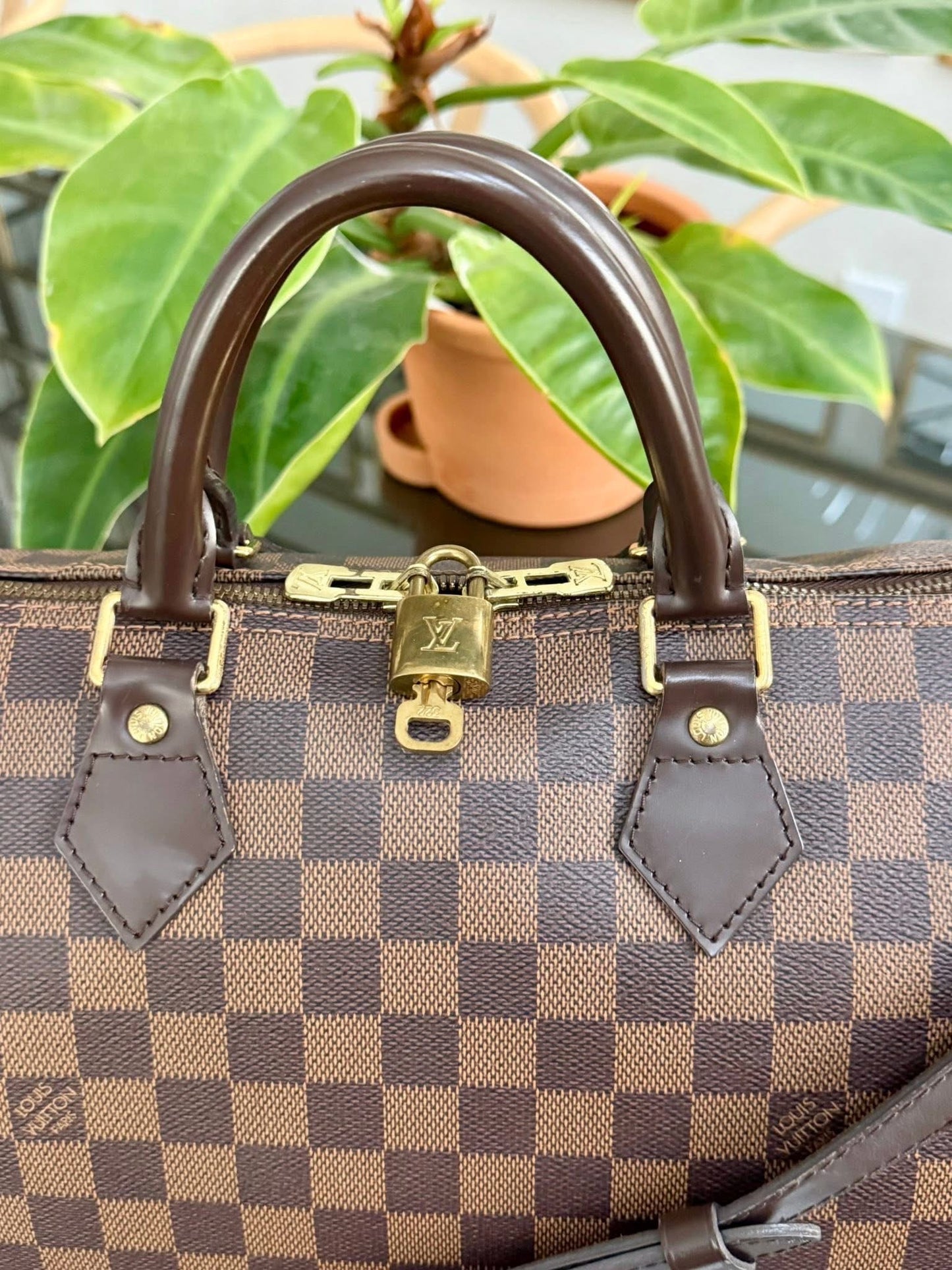 Speedy 35 Bandoulier in DE with lock 🔐 key, Dustbag and Non branded Twilly -🗓️ Year: 2013